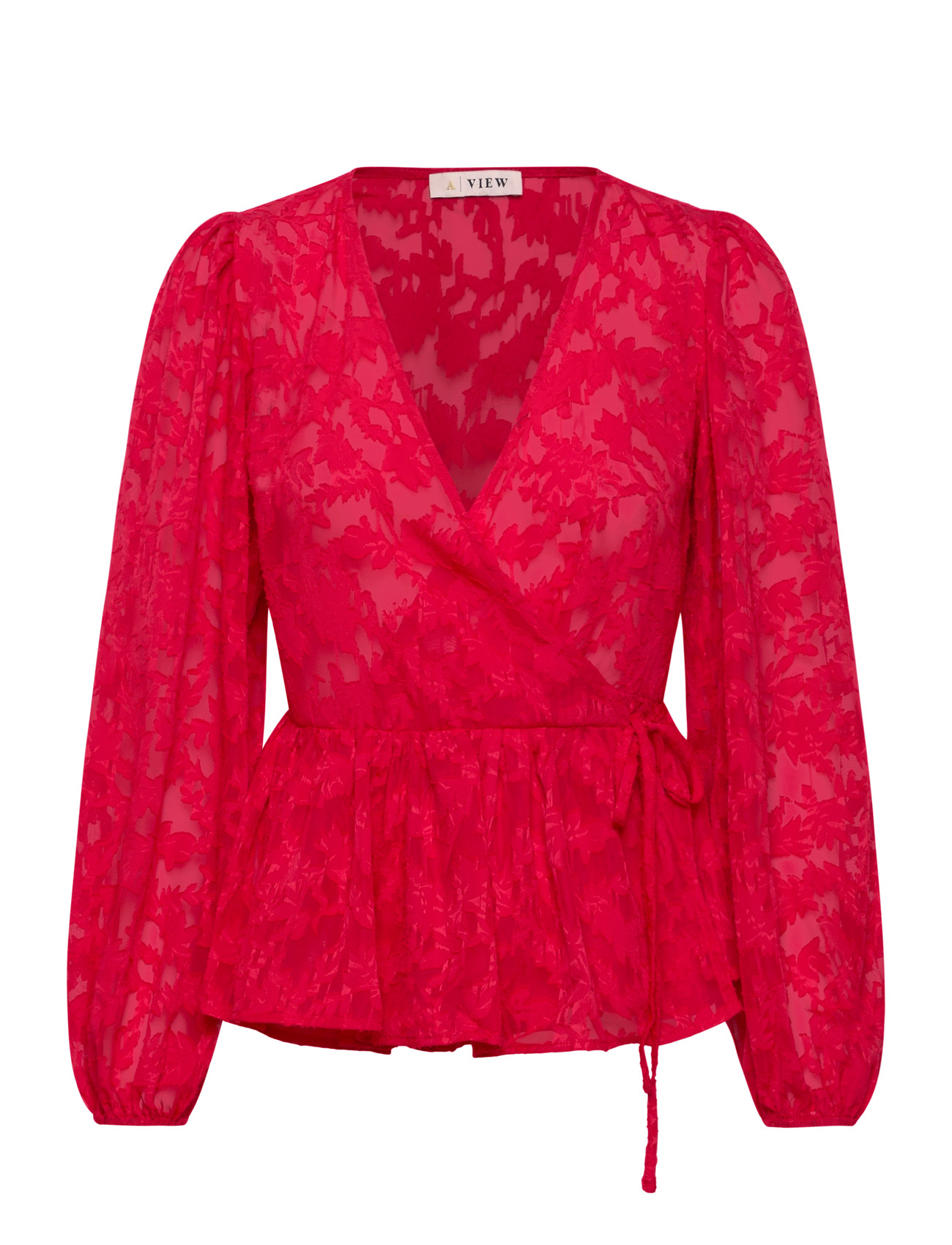 A-View Feani Blouse, 34, Red, Bluser > Langærmede, Dame