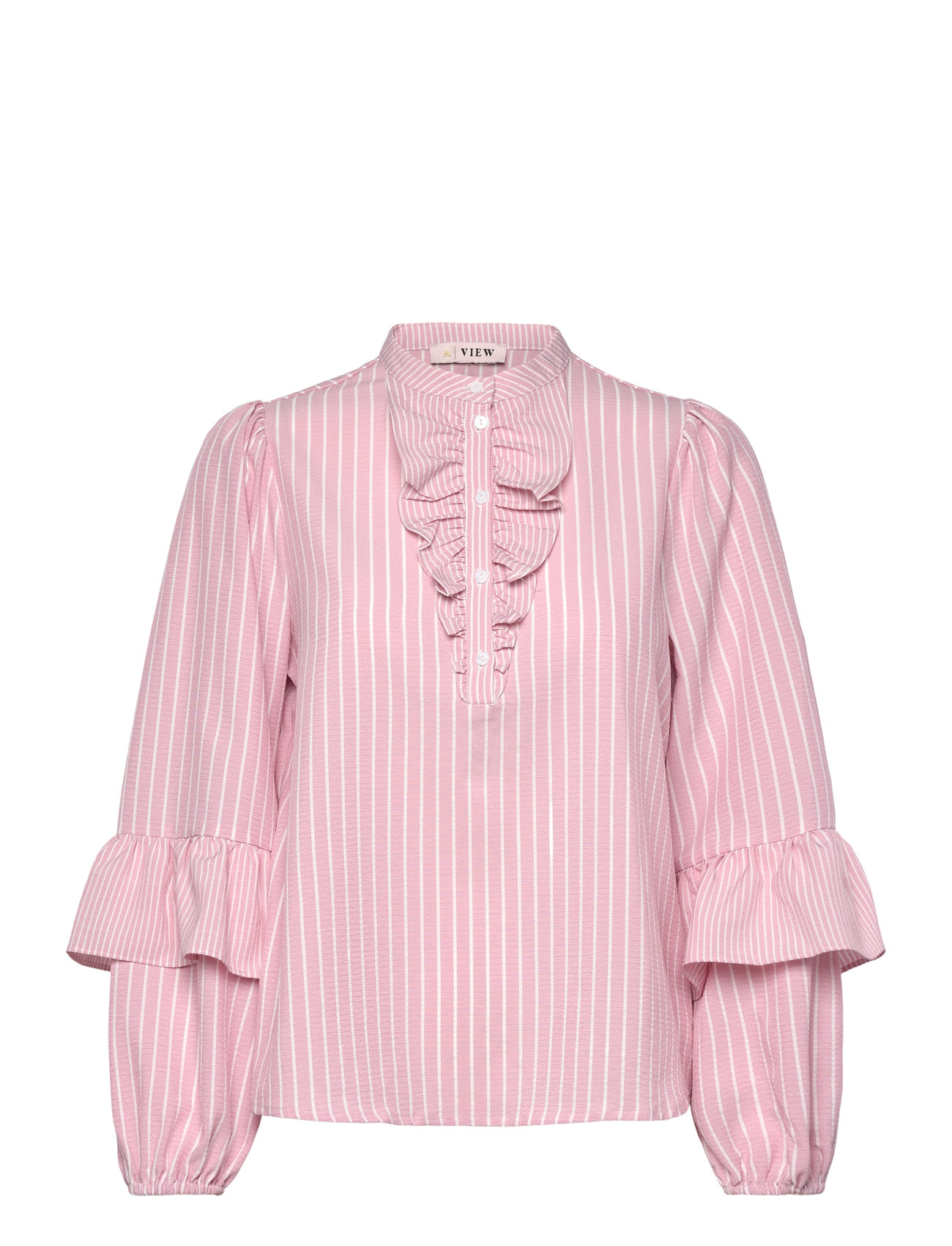 A-View Karin Blouse, 38, Pink, Bluser > Langærmede, Dame