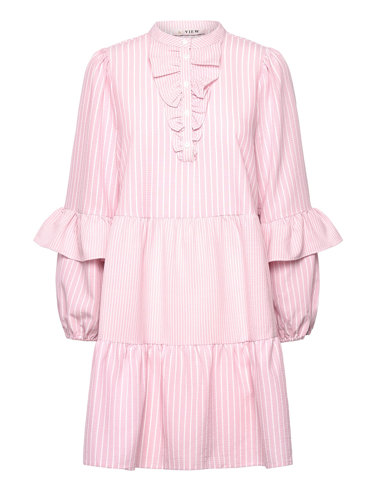 Karin Dress Kort Kjole Pink A-View