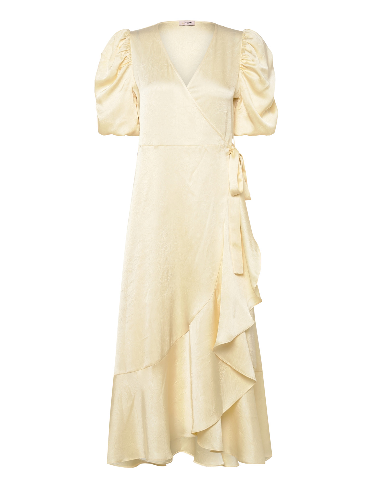 A-View Sinda Dress, 42, Yellow, Kjoler > Maxikjole, Dame