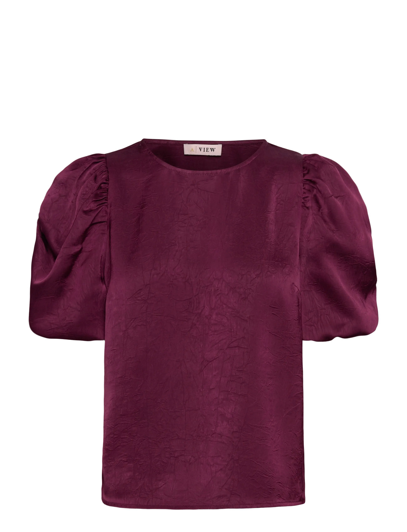 A-View Sinda Blouse, 40, Burgundy, T-Shirts & Toppe > Kortærmede, Dame