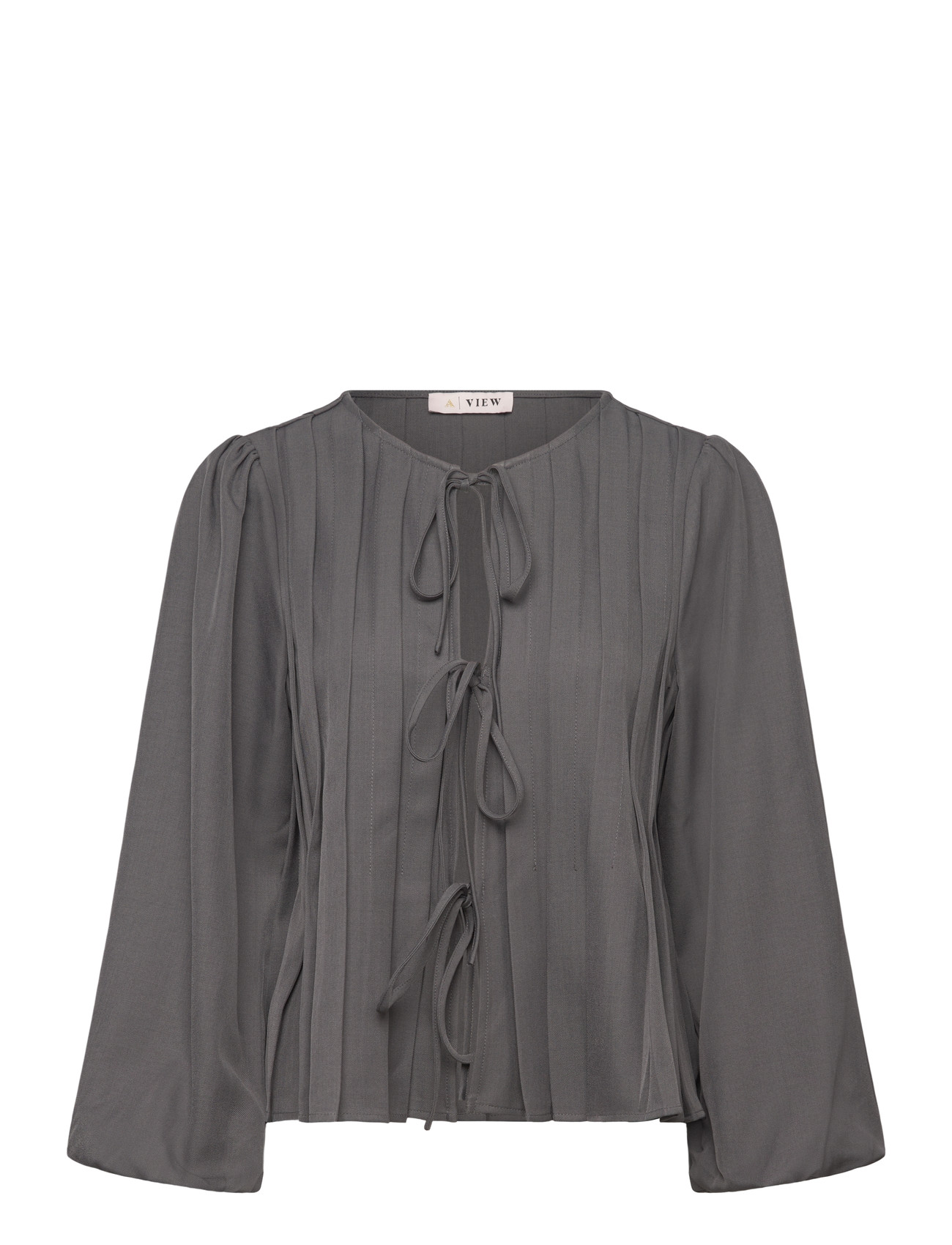 A-View Fiona Jacket, 36, Grey, Strik > Cardigans, Dame