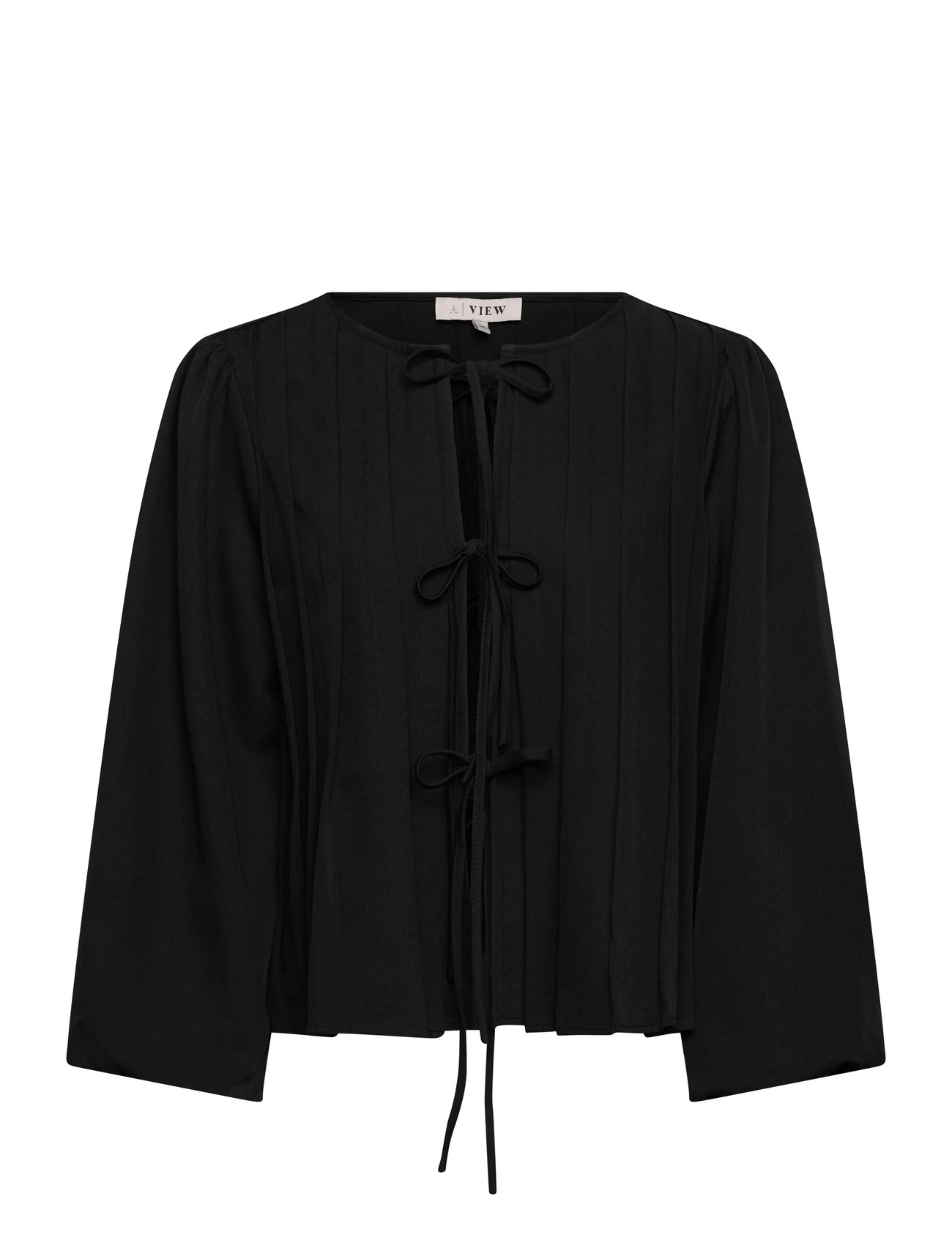 A-View Fiona Jacket, 42, Black, Strik > Cardigans, Dame