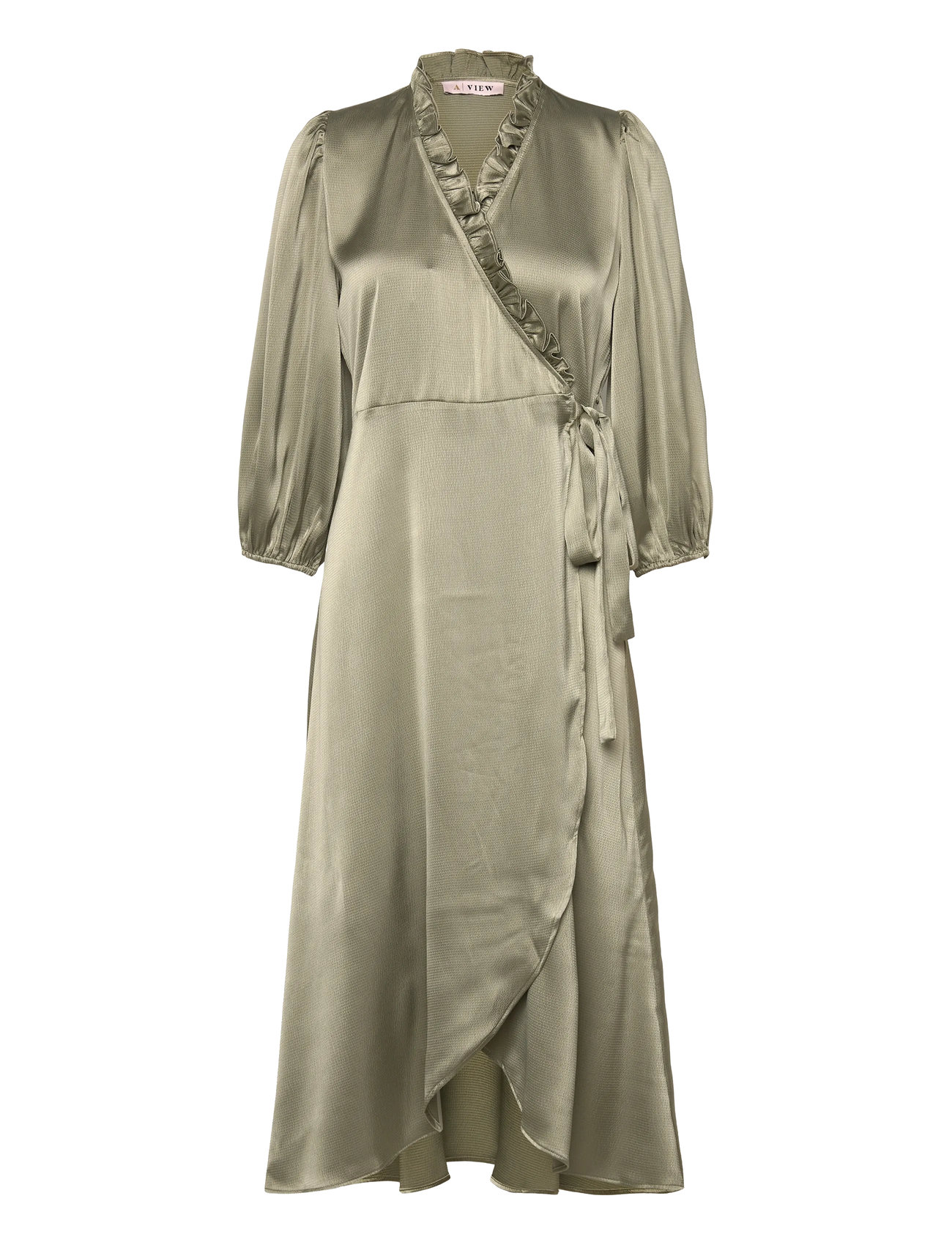 A-VIEW Peony 3/4 Sleeve Kleid Khaki - 34 - Damen