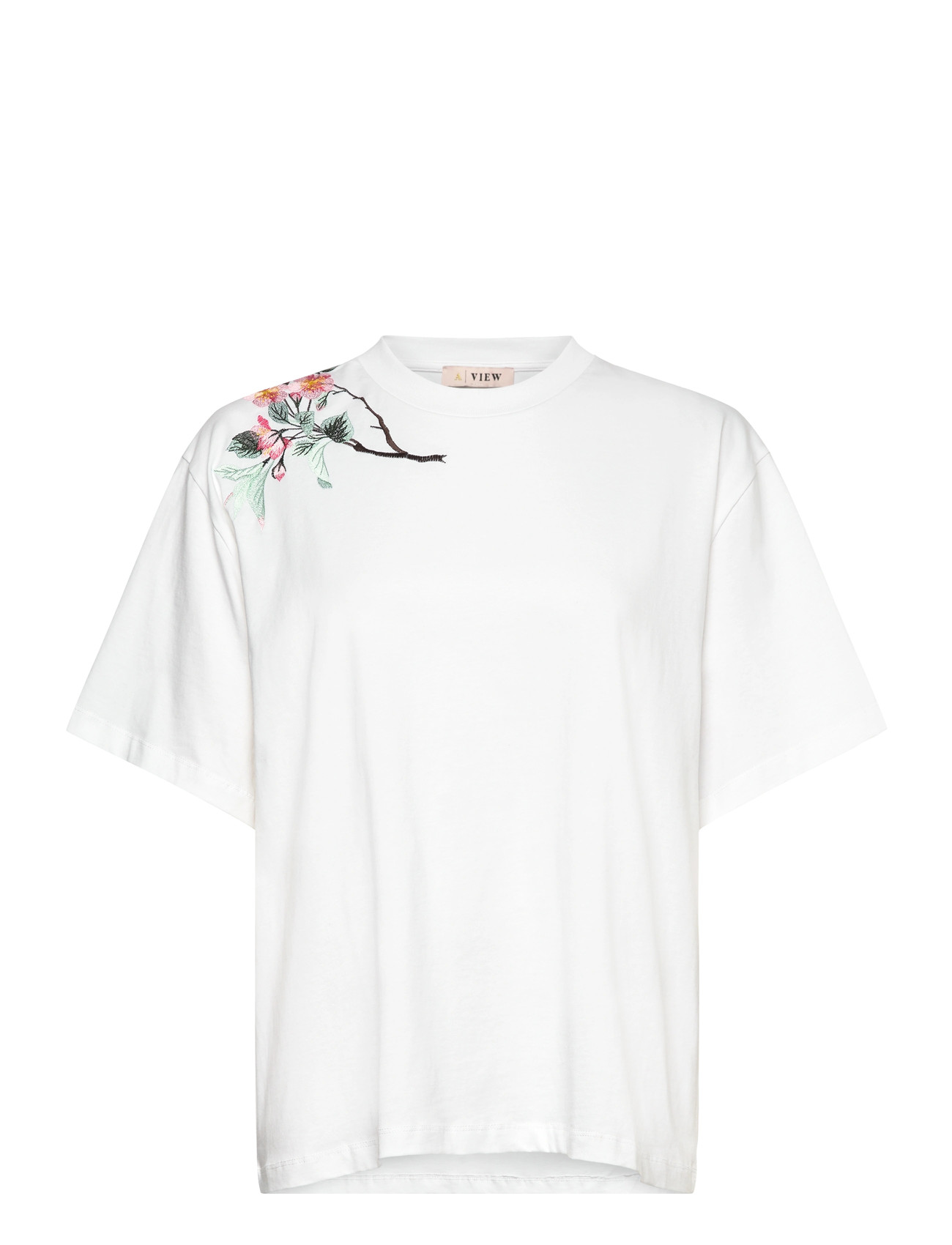 A-VIEW Best Flowertee Weiß - 34 - Damen