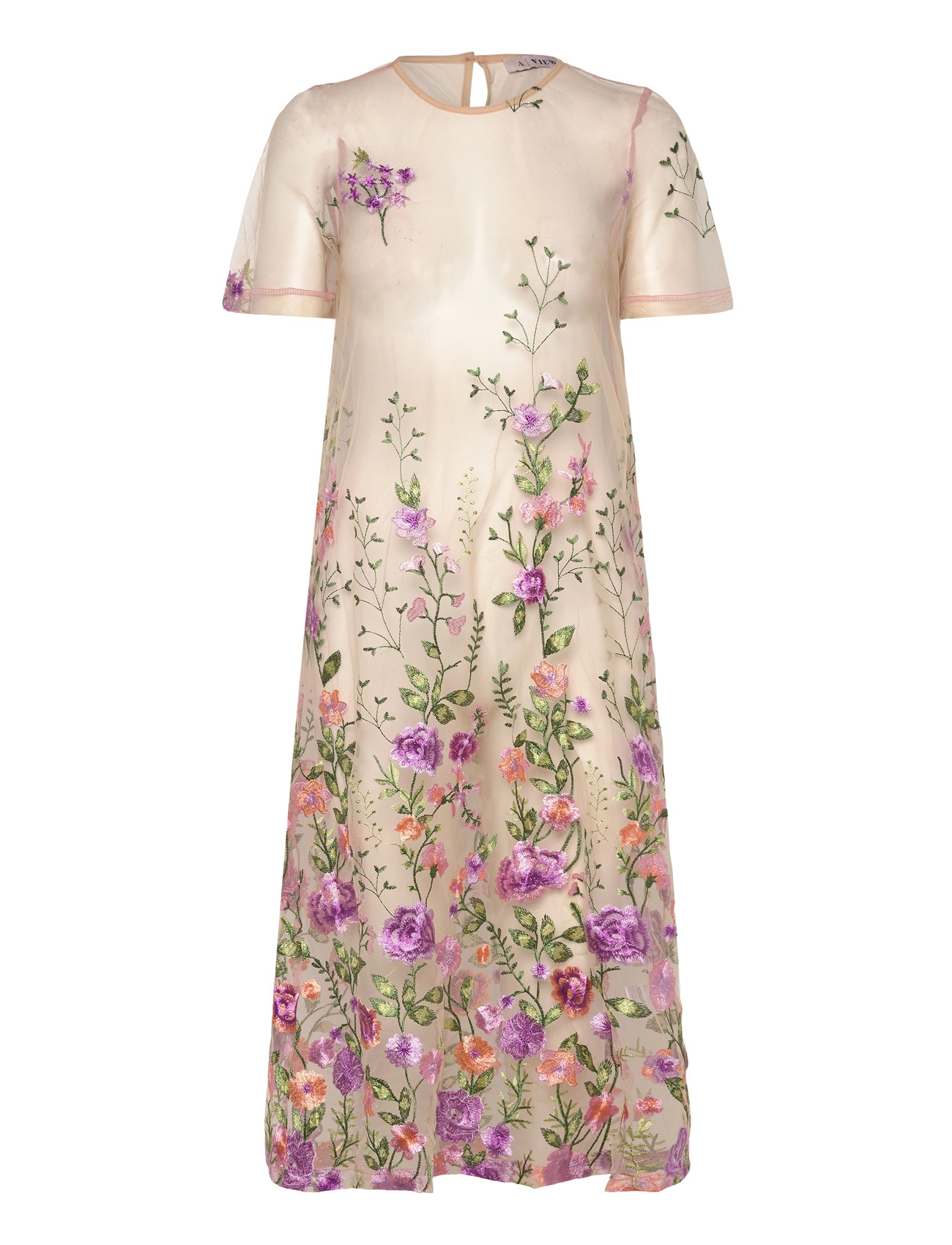 A-VIEW Fuschia Midi Kleid Lila - 42 - Damen