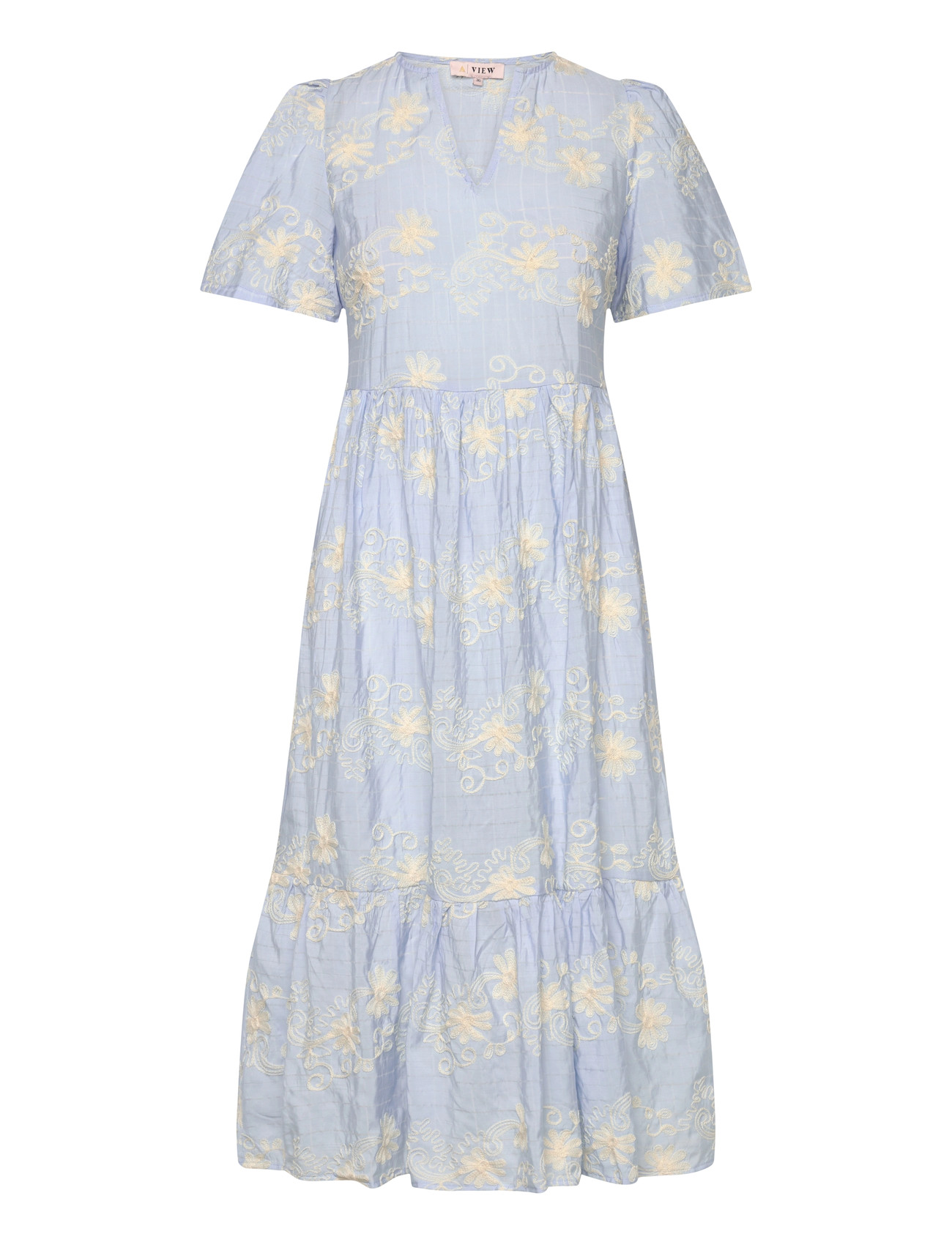 A-View Daffodil Dress, 40, Blue, Kjoler > Maxikjole, Dame