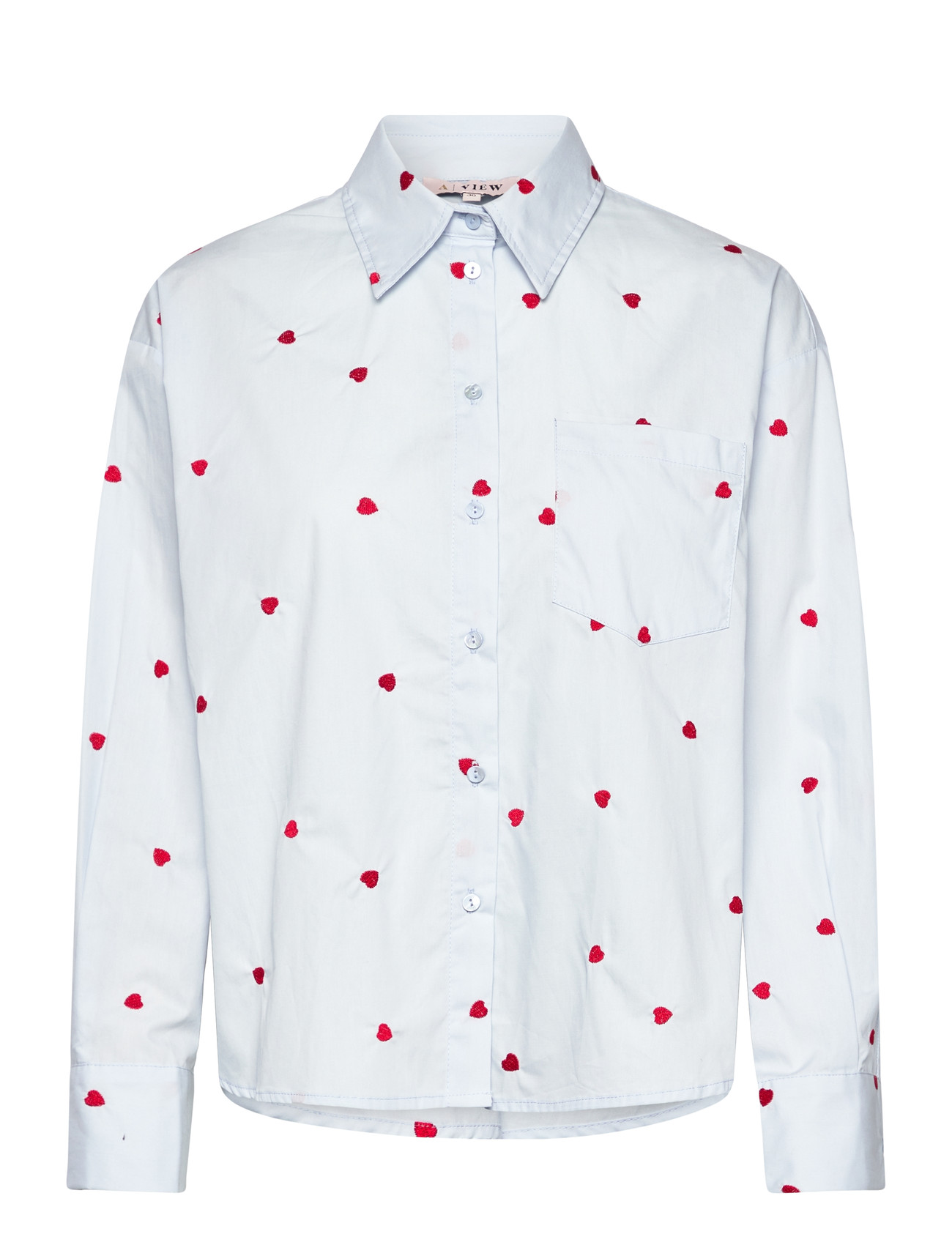 A-VIEW Monique Shirt Blau - 38 - Damen