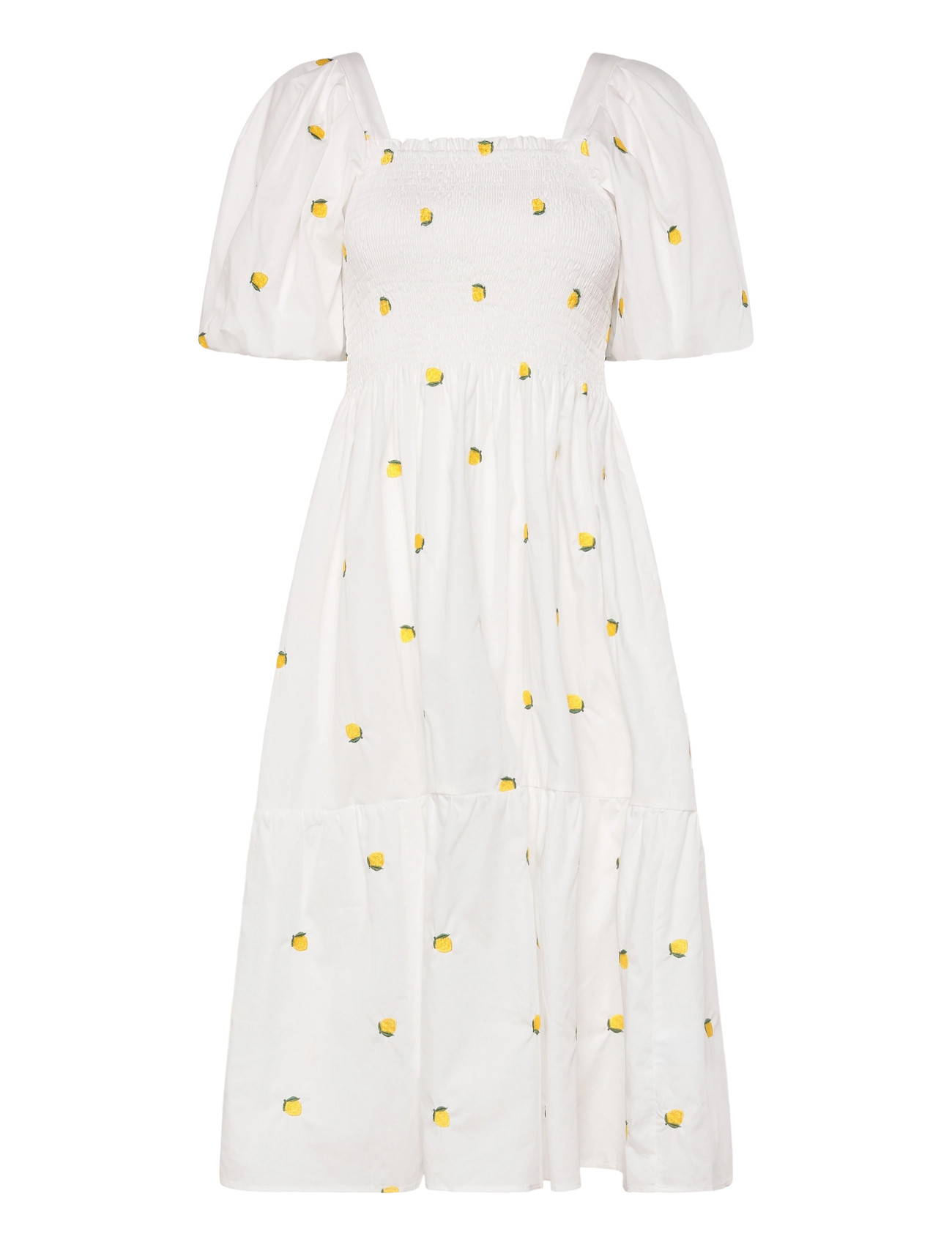 A-VIEW Cheri Fruit Kleid Weiß - 40 - Damen