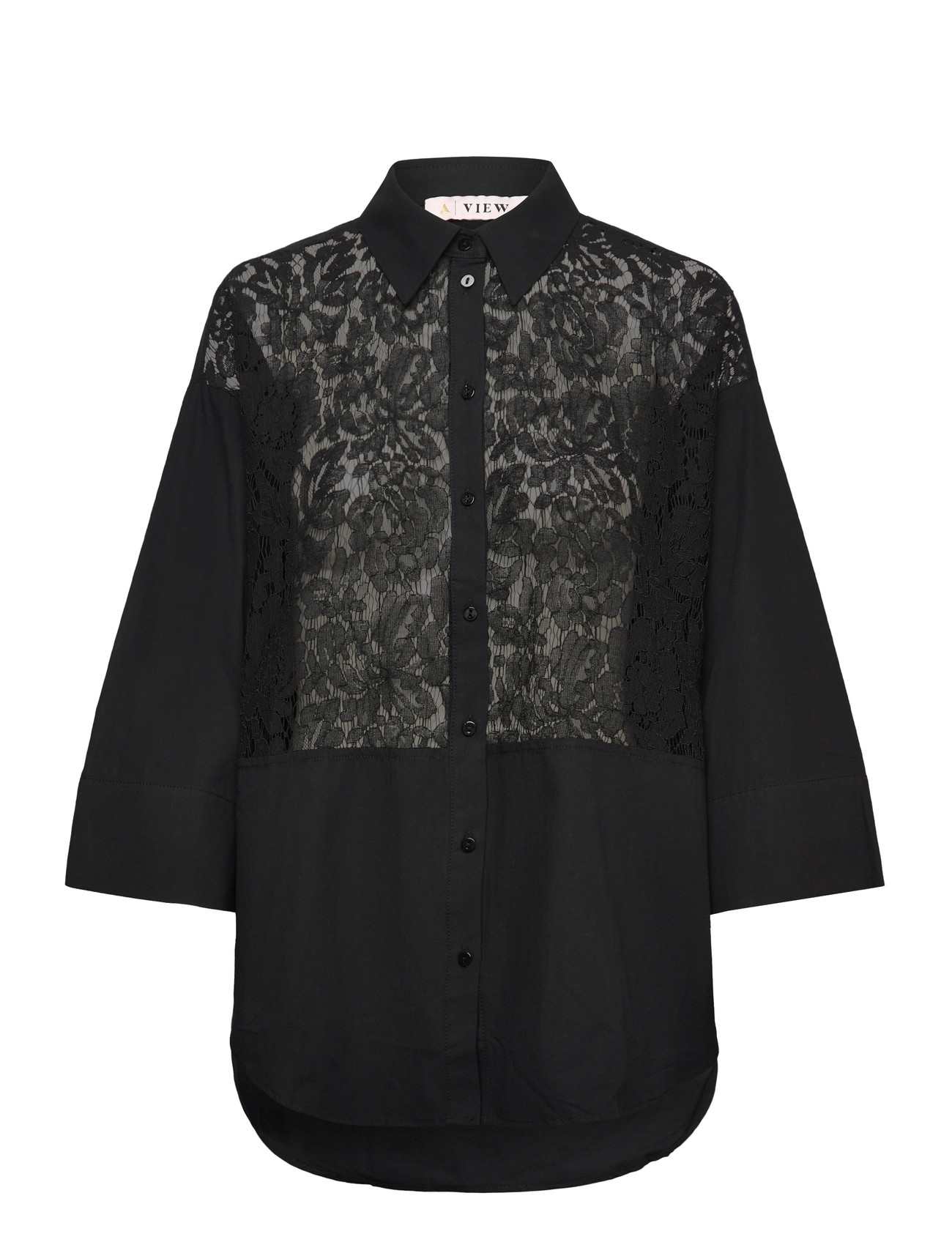 A-VIEW Clara Shirt Schwarz - 42 - Damen