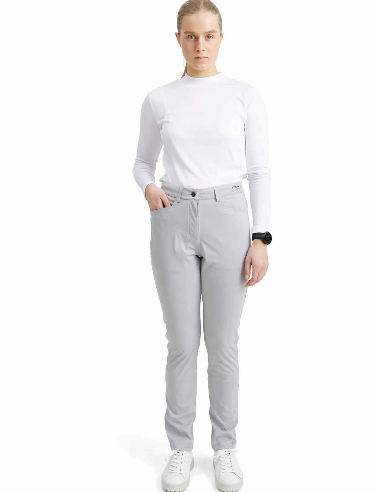 Abacus Lds Bounce Waterproof Trousers, 40, Grey, Sport > Sportsbukser, Dame