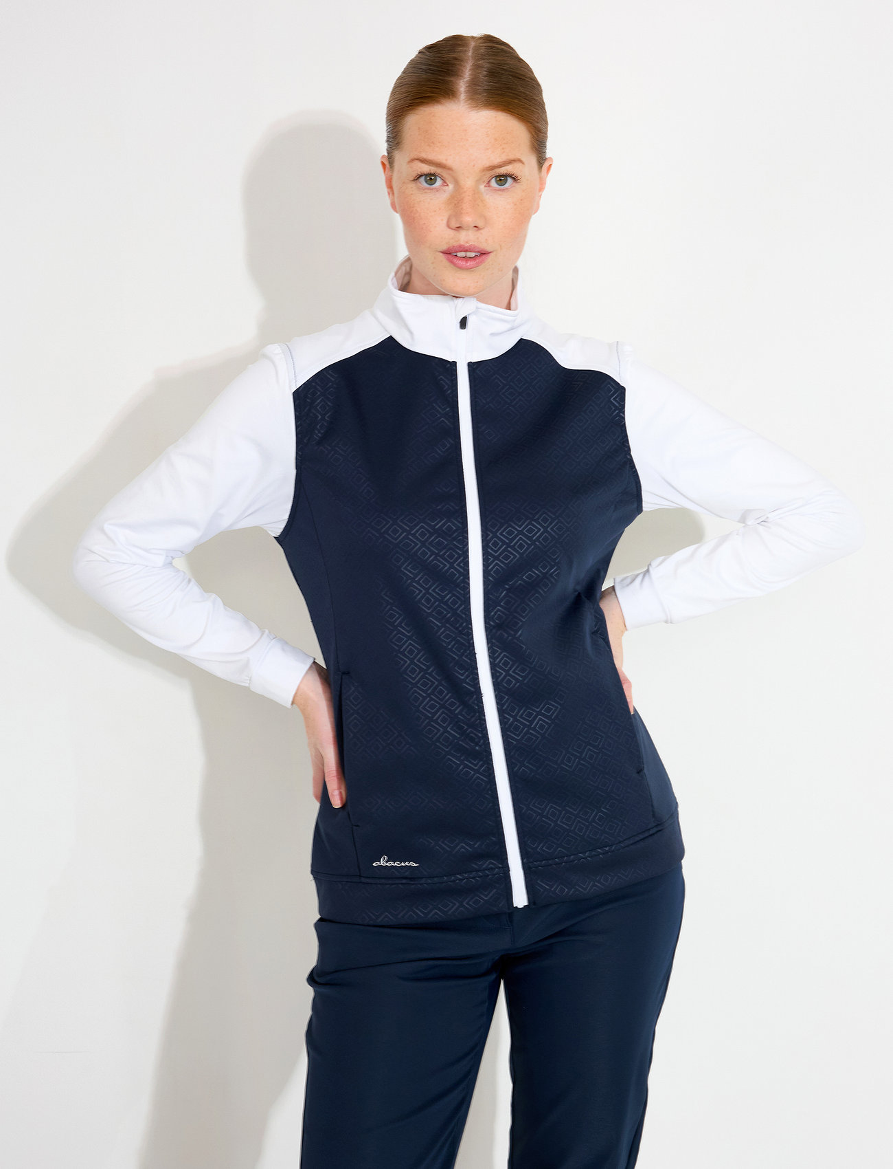 Abacus Lds Kingsbarns Hybrid Jkt, L, Navy, Sport Jackets - Golf Jackets, Dame