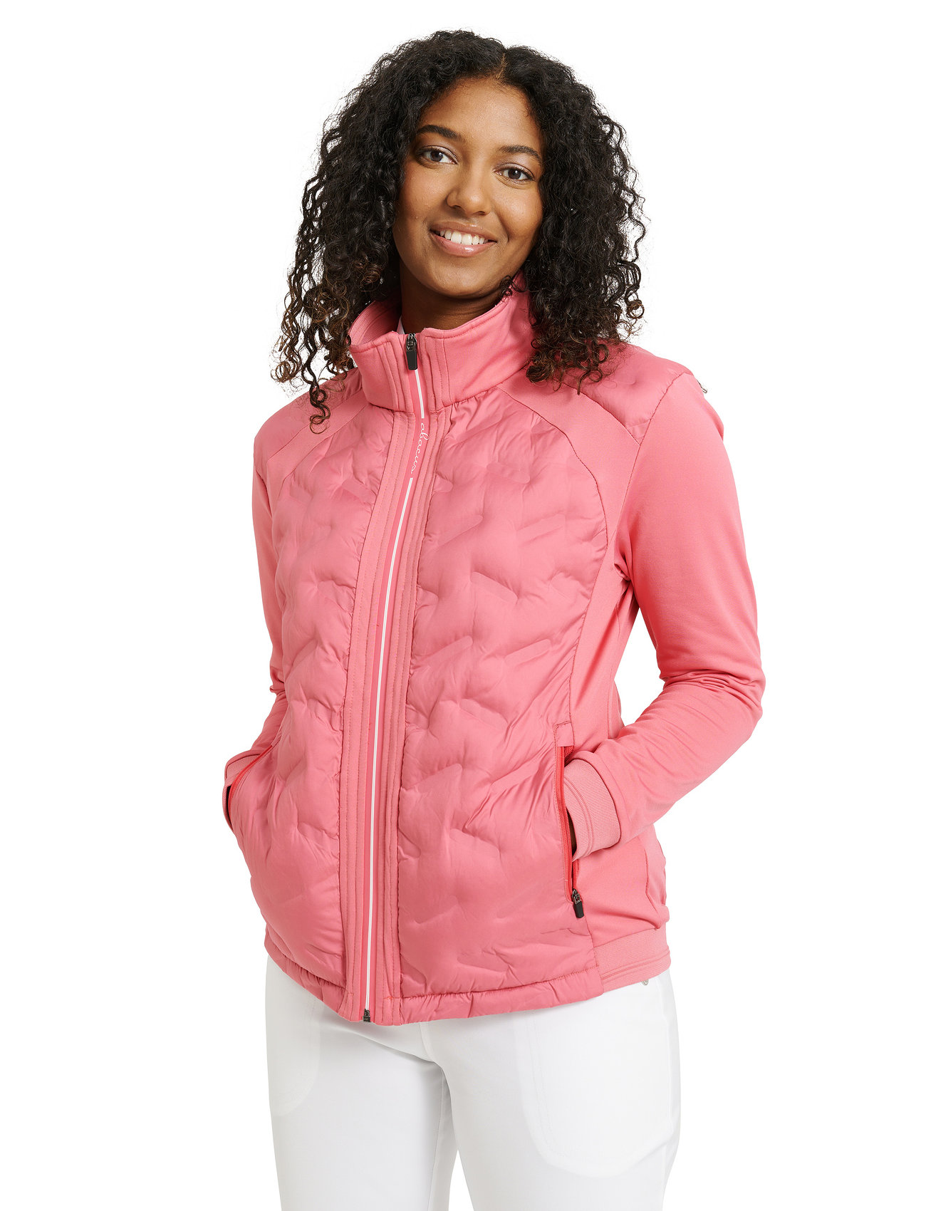 Abacus Lds Portrush Hybrid Jacket, XL, Pink, Sport Jackets > Sport Golf Jackets, Dame