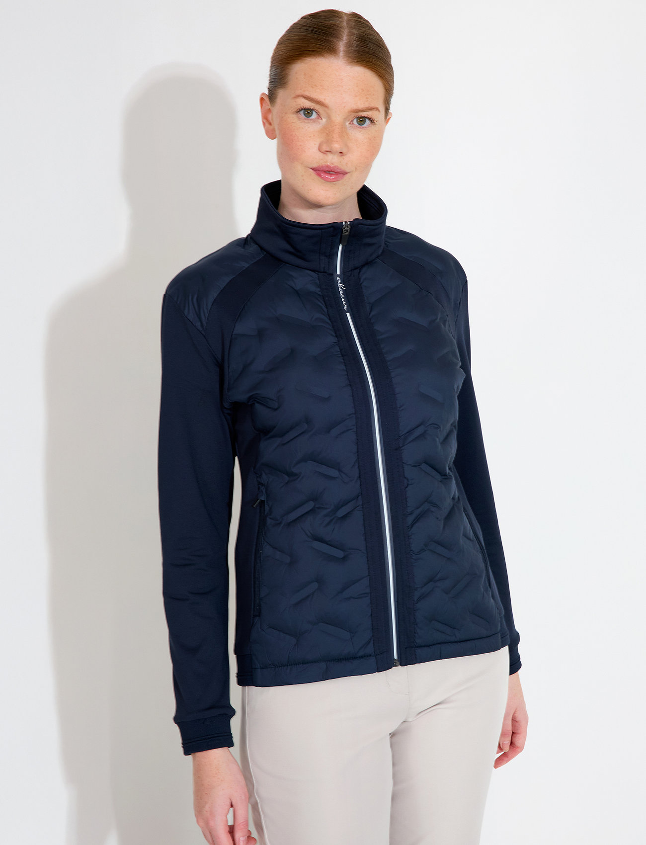 Abacus Lds Portrush Hybrid Jacket, XXL, Navy, Sport Jackets > Sport Golf Jackets, Dame