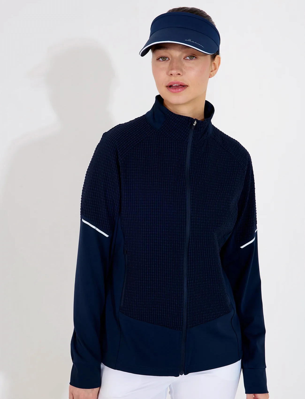 Abacus Lds Wedge Hybrid Jacket, XL, Navy, Sport Jackets > Sport Golf Jackets, Dame