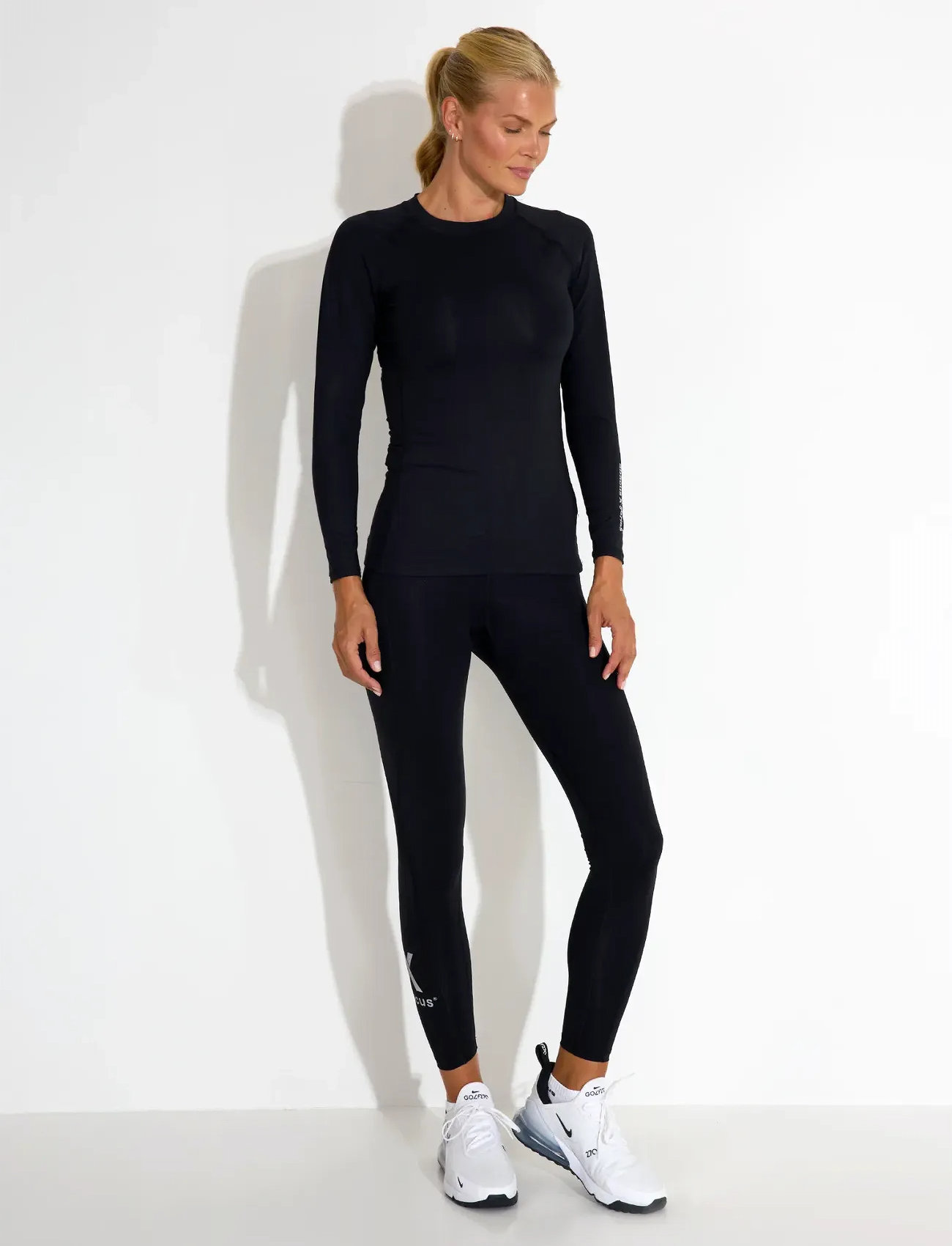 Abacus Lds Compression Top, XL, Black, Sports Overdele & T-shirts > Sport Long Sleeve Overdele, Dame
