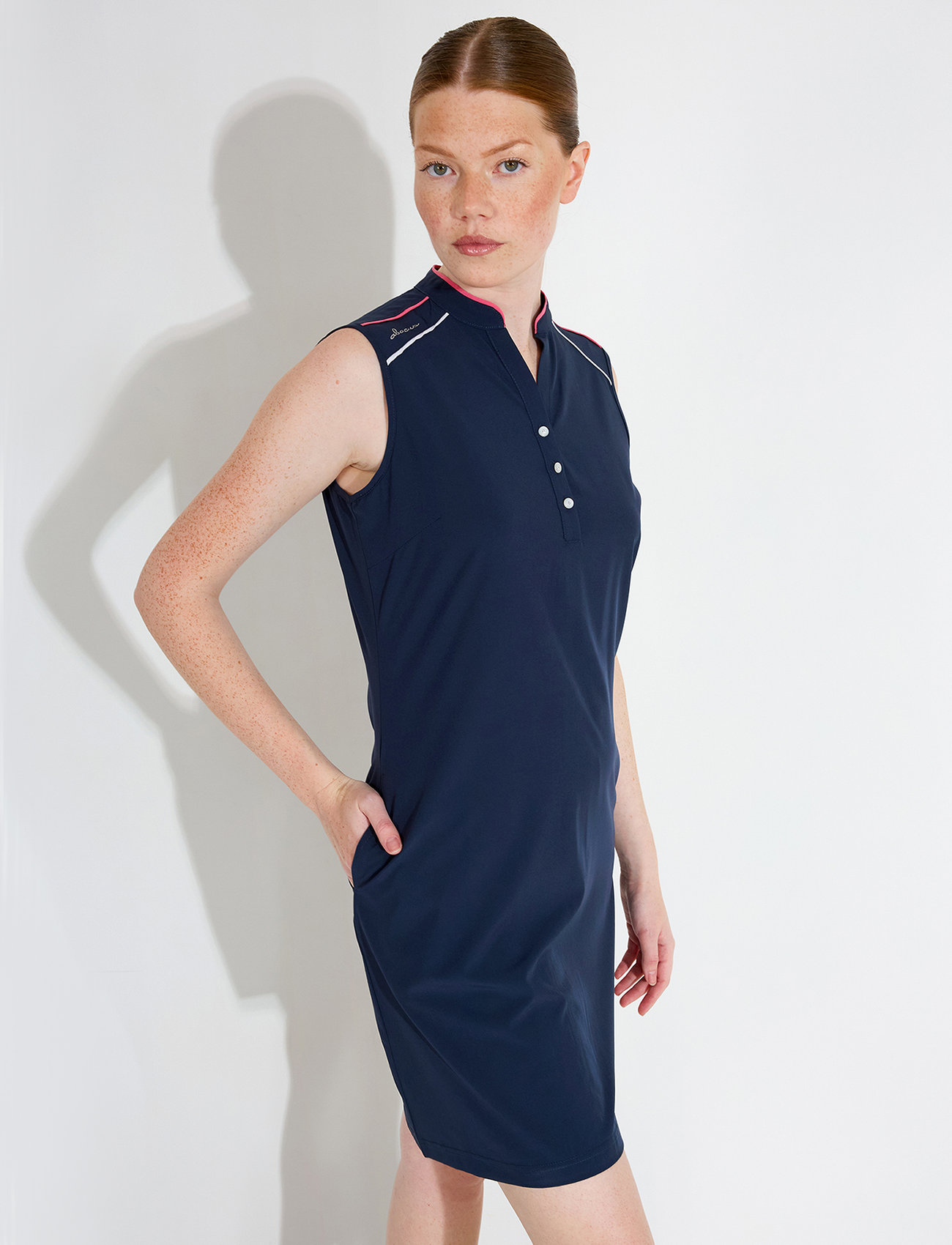 Abacus Lds Manga Dress, M, Navy, Sport Kjoler Og Nederdele > Sport Dresses, Dame