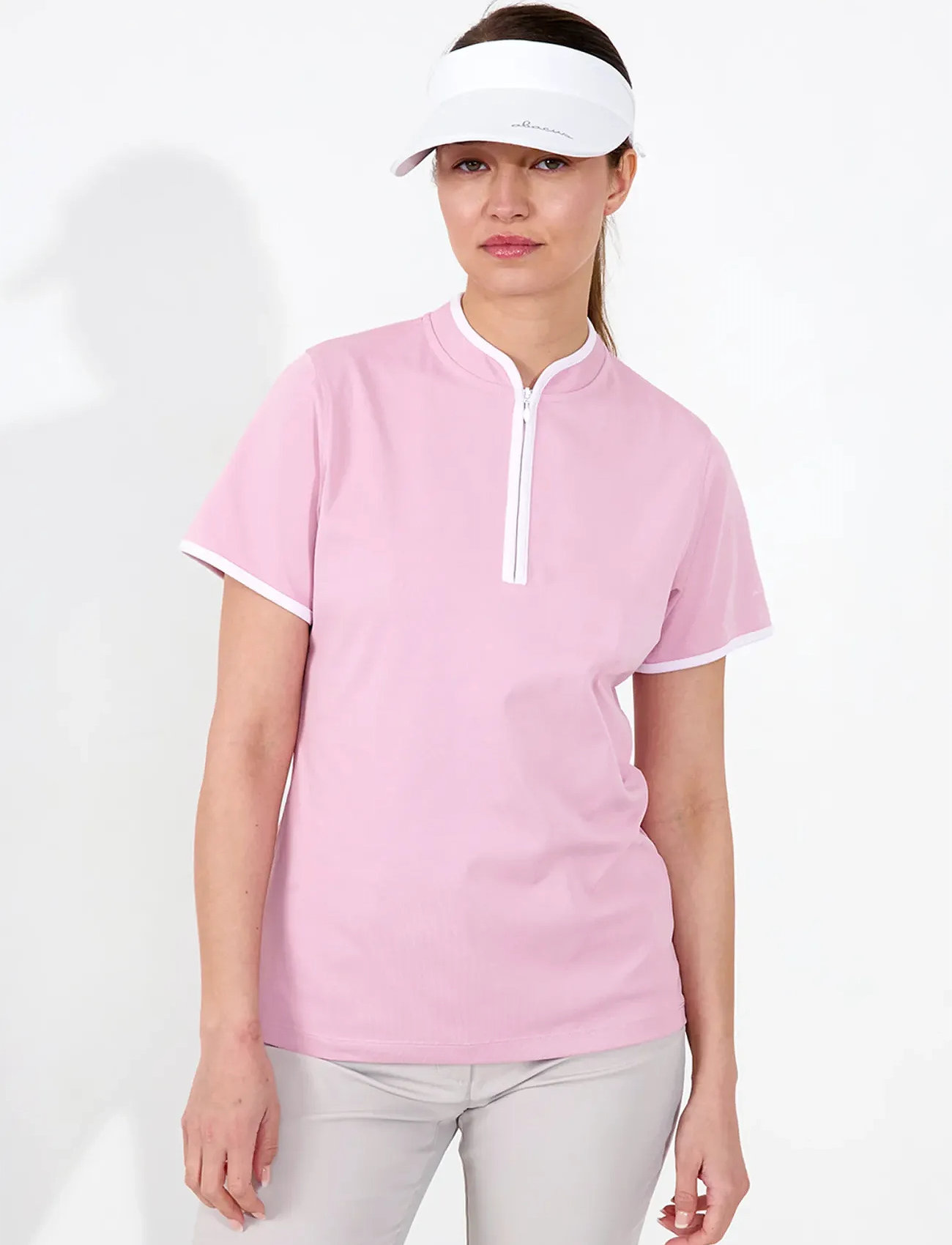 Abacus Lds Turnberry Polo, L, Pink, Sports Overdele & T-shirts > Sport Polos, Dame