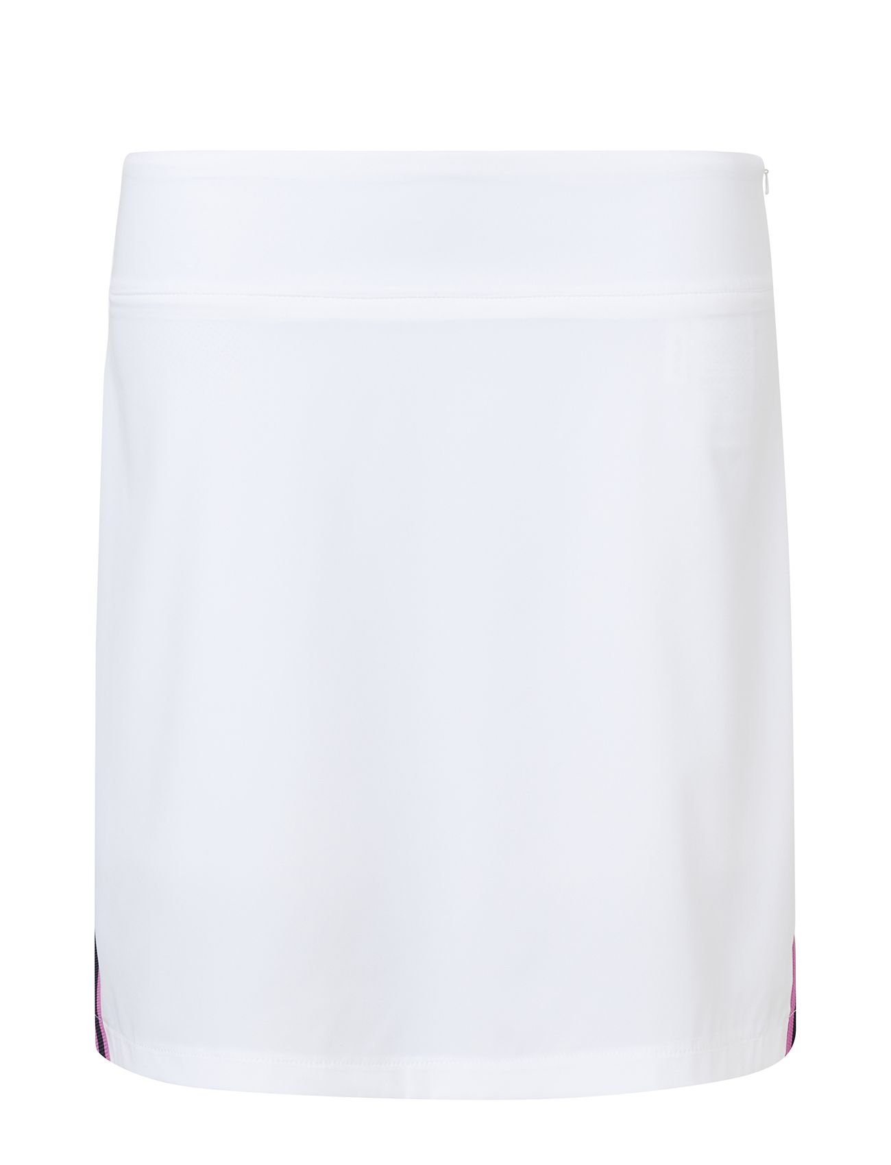 Lds Brook Stripe Skort 45Cm White Abacus