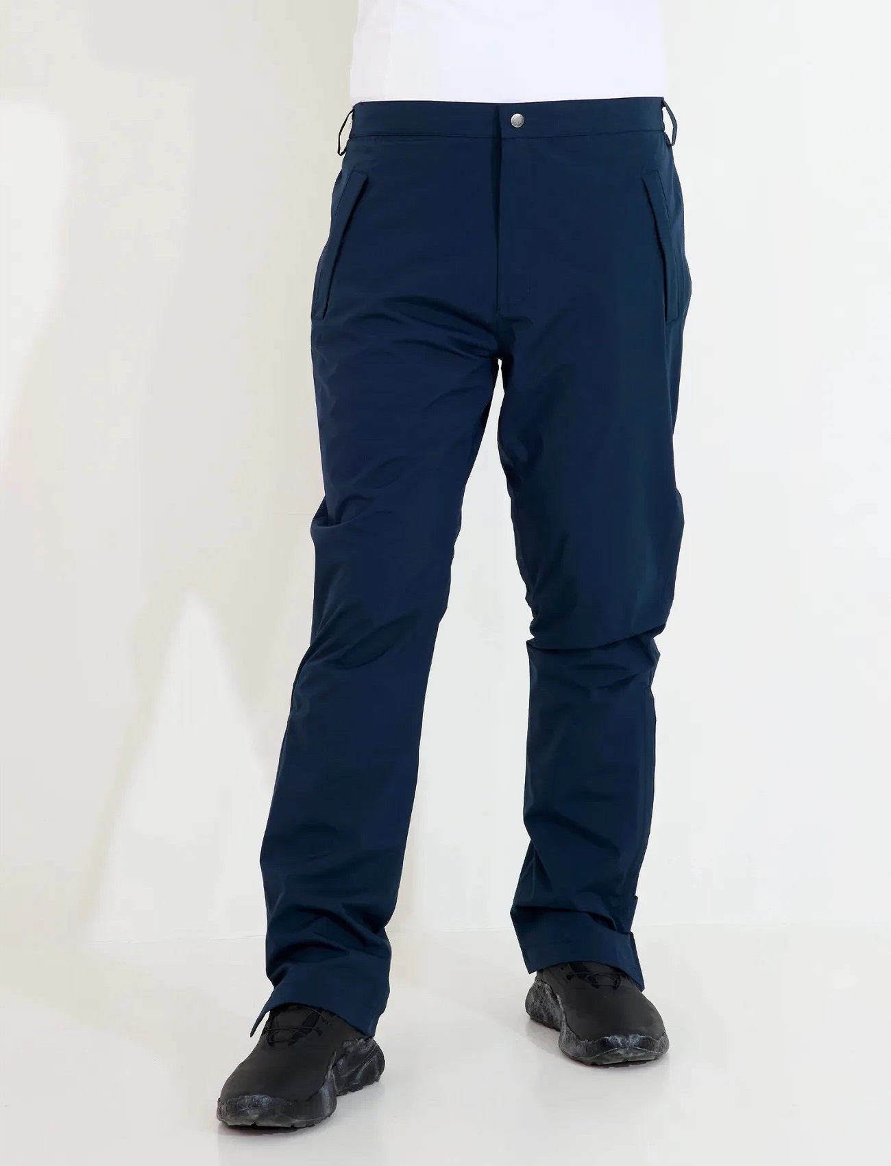 Abacus Mens Links Raintrousers, S, Blue, Underdele > Sportsbukser, Herre