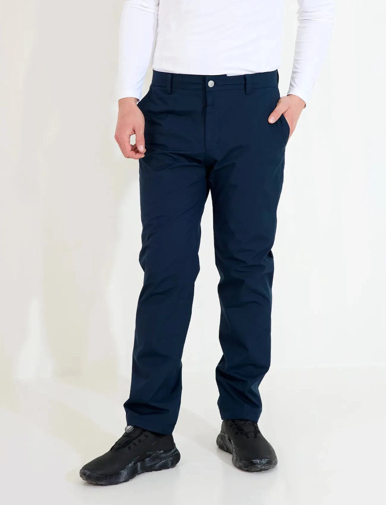 Abacus Mens Links Warm Waterproof Trousers, 28 x 32, Blue, Underdele > Sportsbukser, Herre