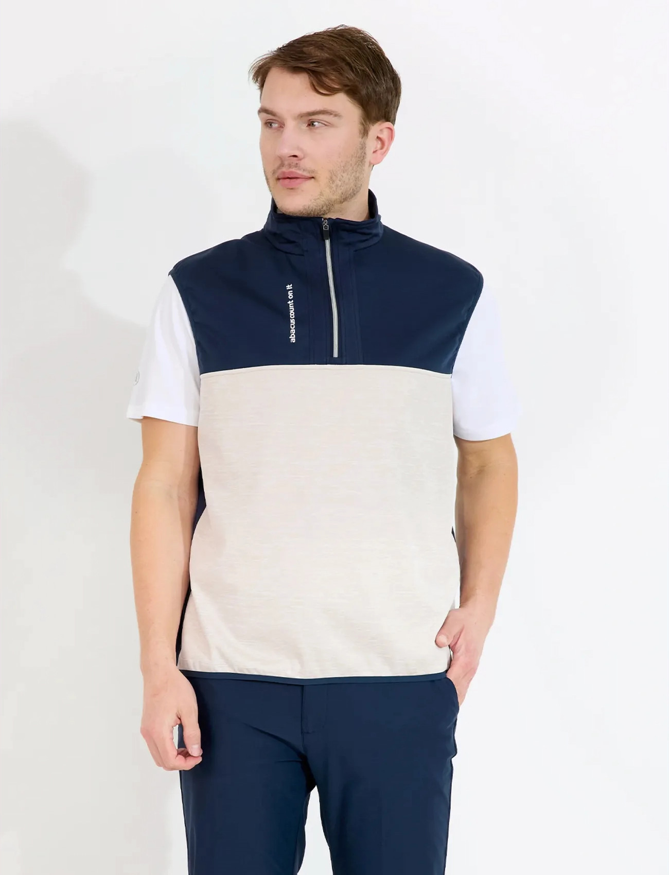 Abacus Mens Kingsbarns Hybrid Vest, M, Navy, Sport Overtøj > Sport Veste, Herre