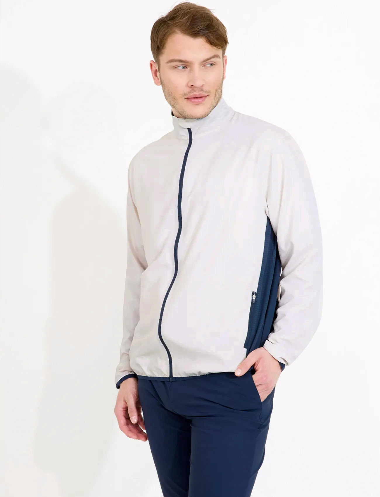 Abacus Mens Lanark Classics Stretch Windjacket, XL, White, Jakker > Lette Jakker, Herre