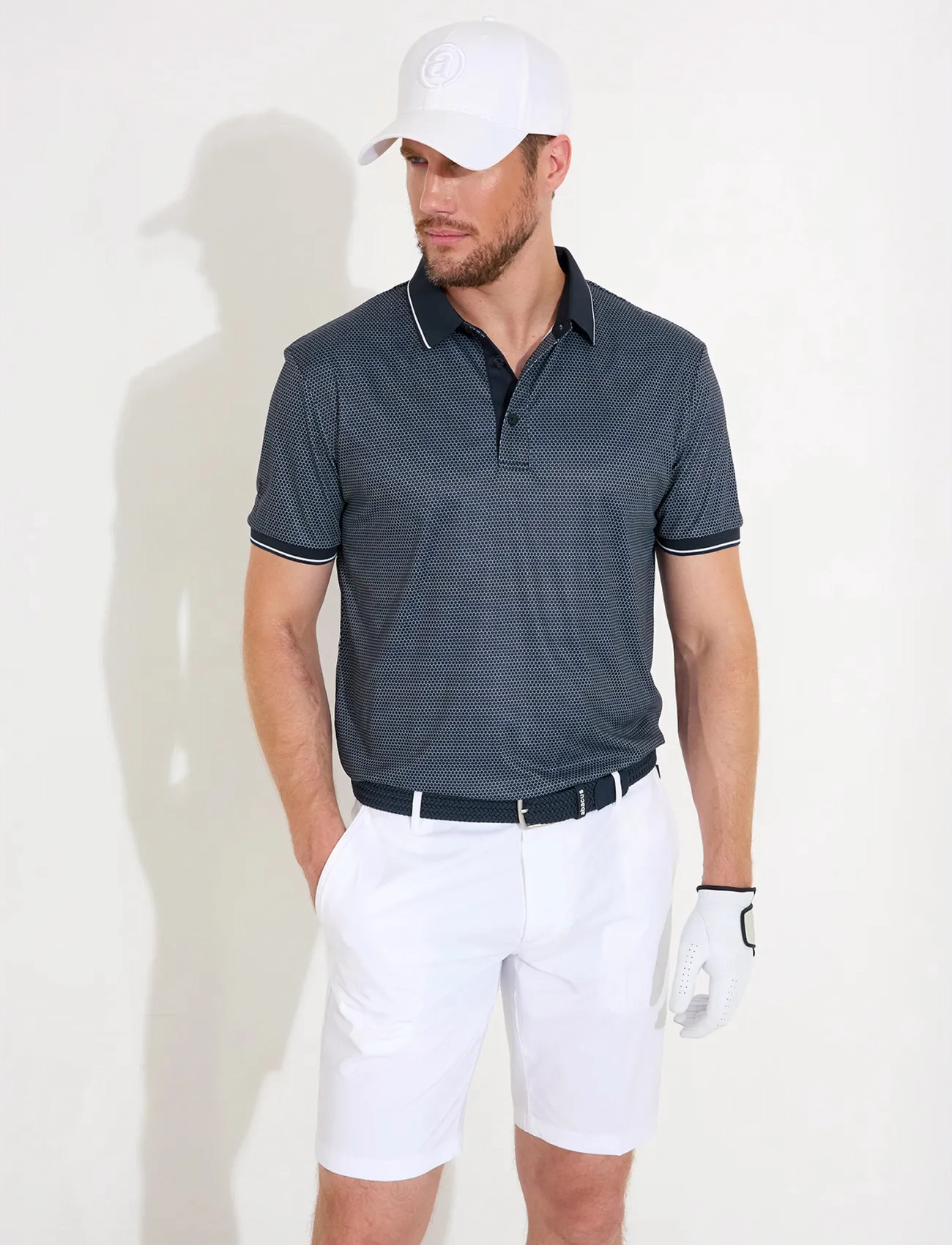 Abacus Mens Headfort Drycool Polo, XL, Navy, Sport Polos > Sport Short-sleeved Polos, Herre