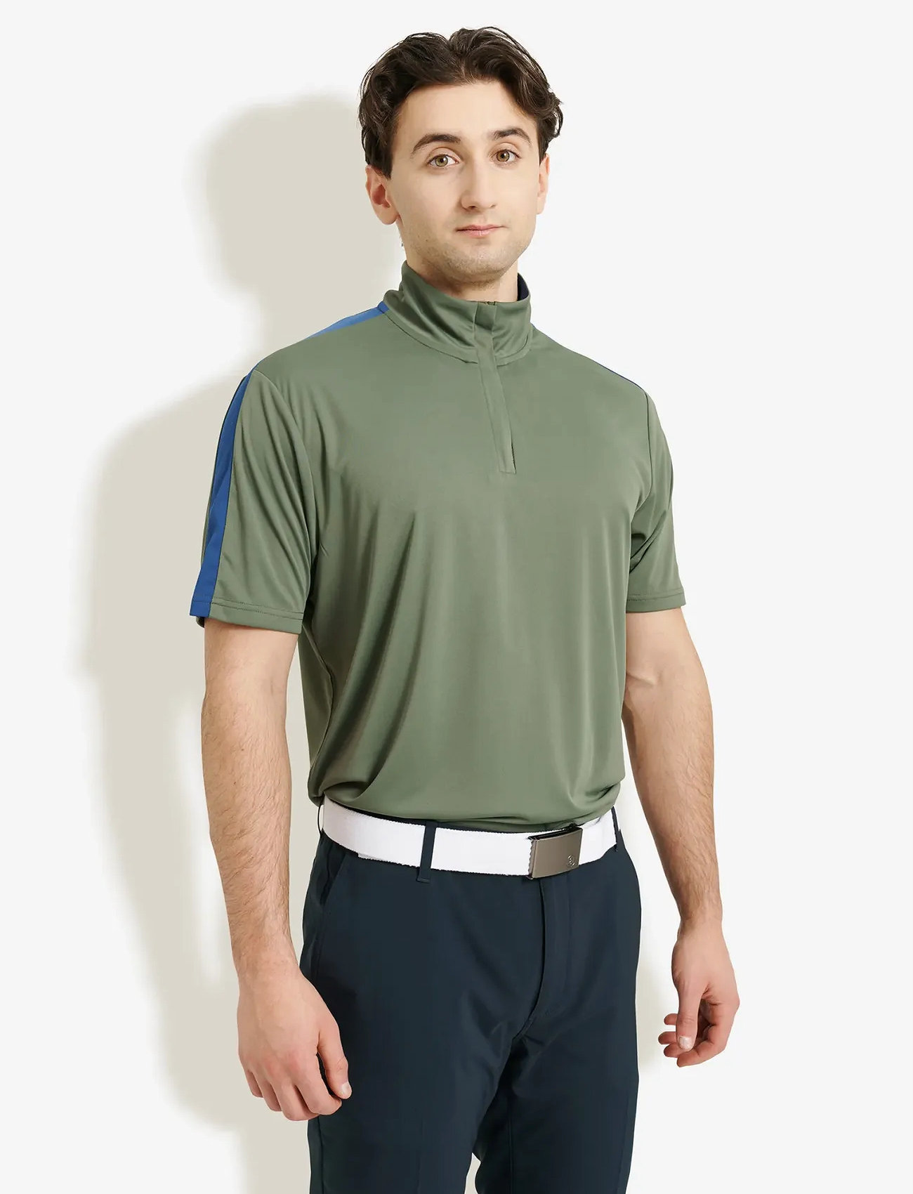 Abacus Mens Aloha Uv Halfsleeve, S, Green, Sport Polos > Sport Short-sleeved Polos, Herre