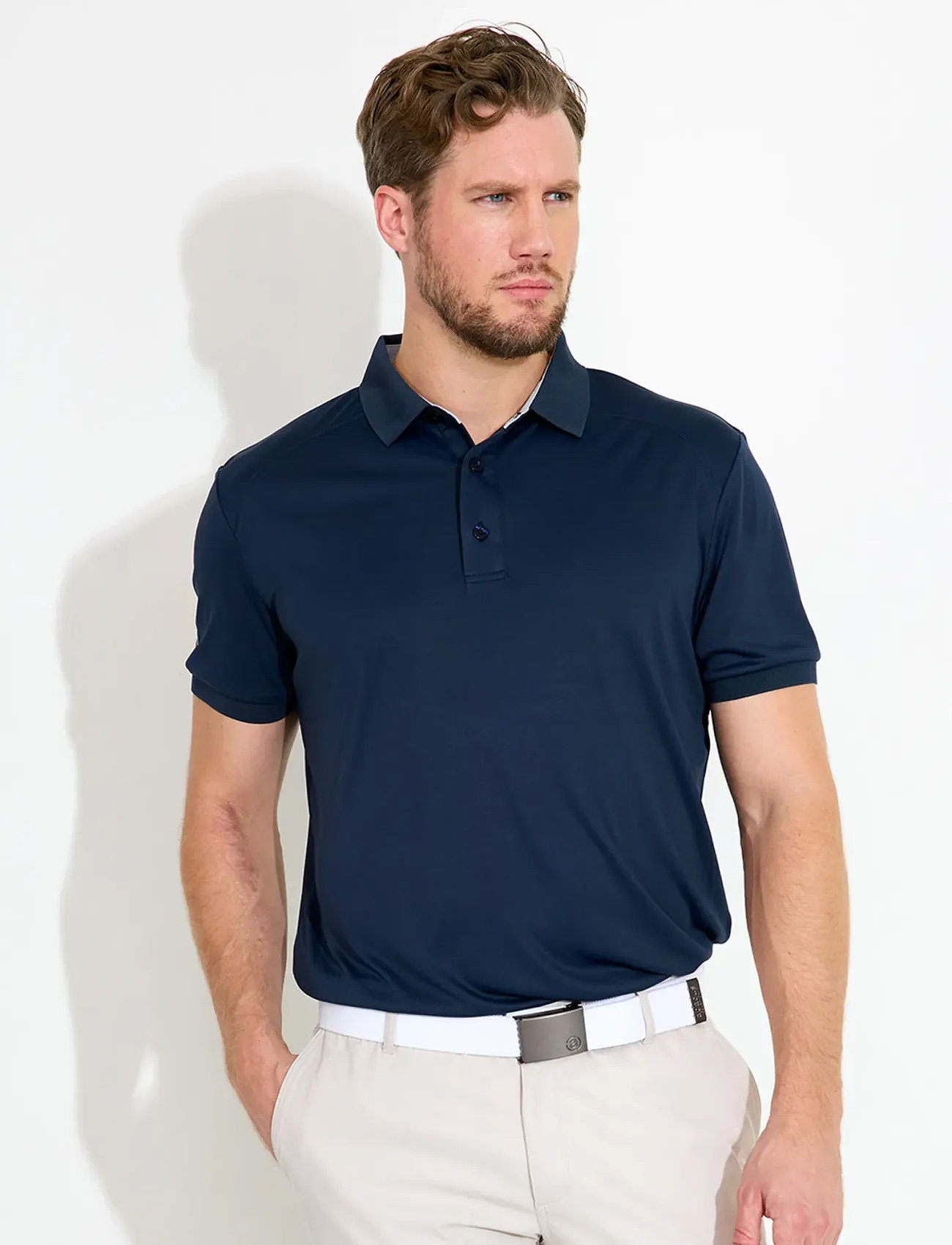 Abacus Mens Hammel Recycled Polo, XXL, Navy, Sport Overdele > Sport Polos, Herre