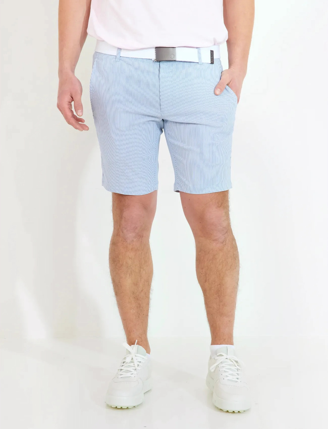 Abacus Mens Brassie Shorts, 32, Blue, Sport Shorts > Sport Golf Shorts, Herre