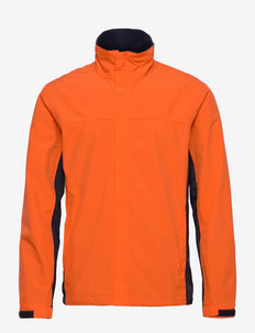 Mens Pines rain jacket - golf jackets - orange