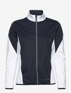 Lds Dornoch softshell hybrid jacket - golf jackets - white/navy