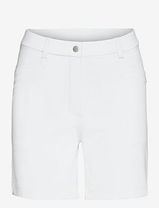 Lds Grace high waist shorts 45cm - golfshorts - white