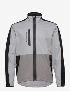 Mens Bounce rainjacket - golf jackets - lt.grey/black
