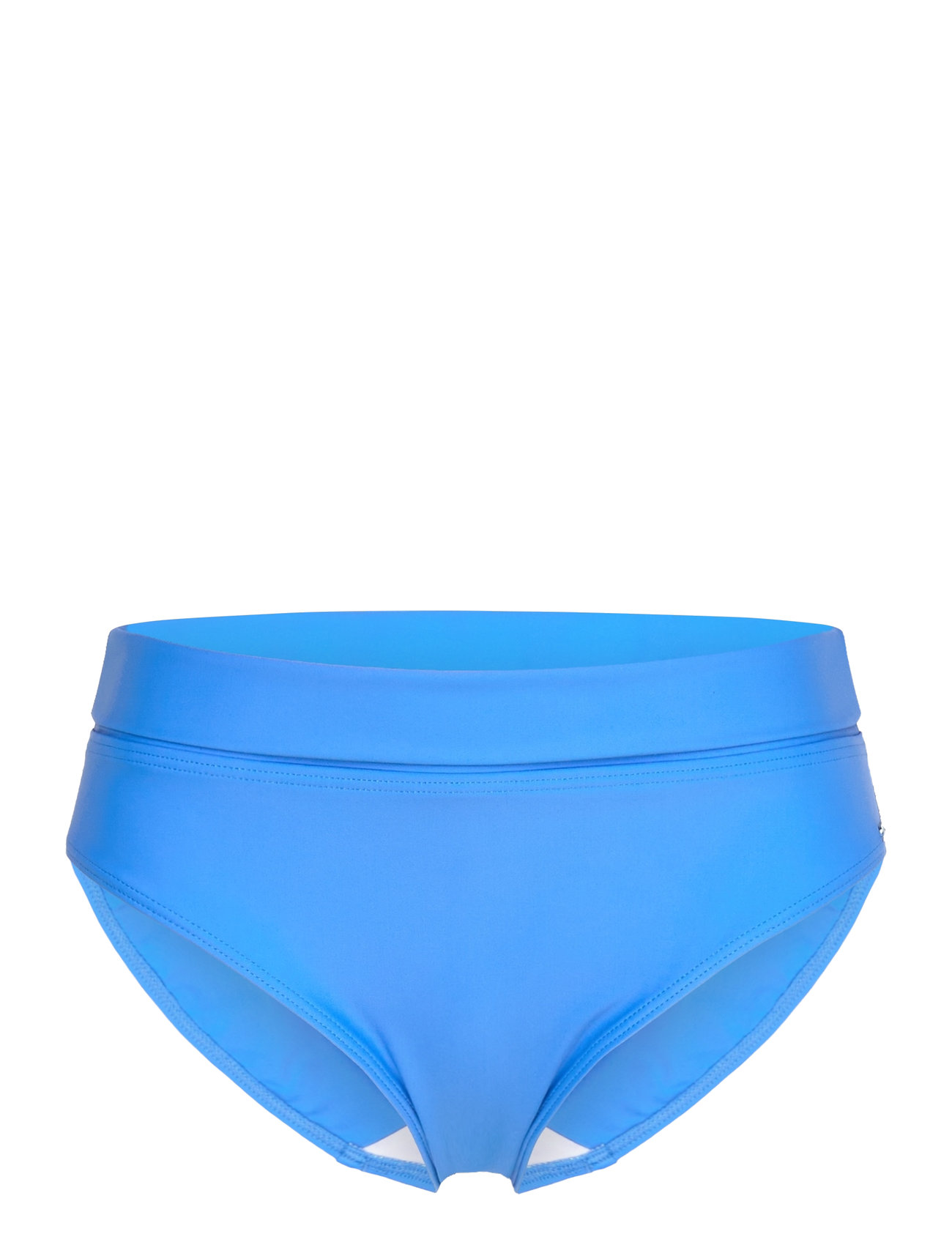 Capri Folded Bikini Briefs Swimwear Bikinis Bikini Bottoms High Waist Bikinis Blue Abecita