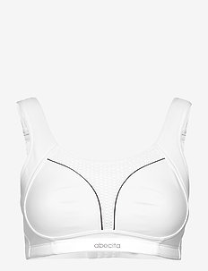 Dynamic Sports bra - high support - white/grey