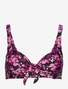 FADED LEAVES Uniqe Wire bra Reco - bikinitoppar med bygel - black/pink