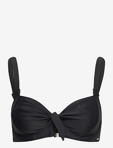 Capri, Unique wire bra - bikinitoppar med bygel - black