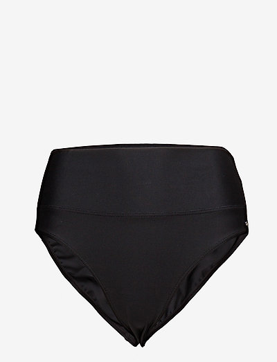 Alanya, Folded brief - bikinitrosor med hög midja - black 020