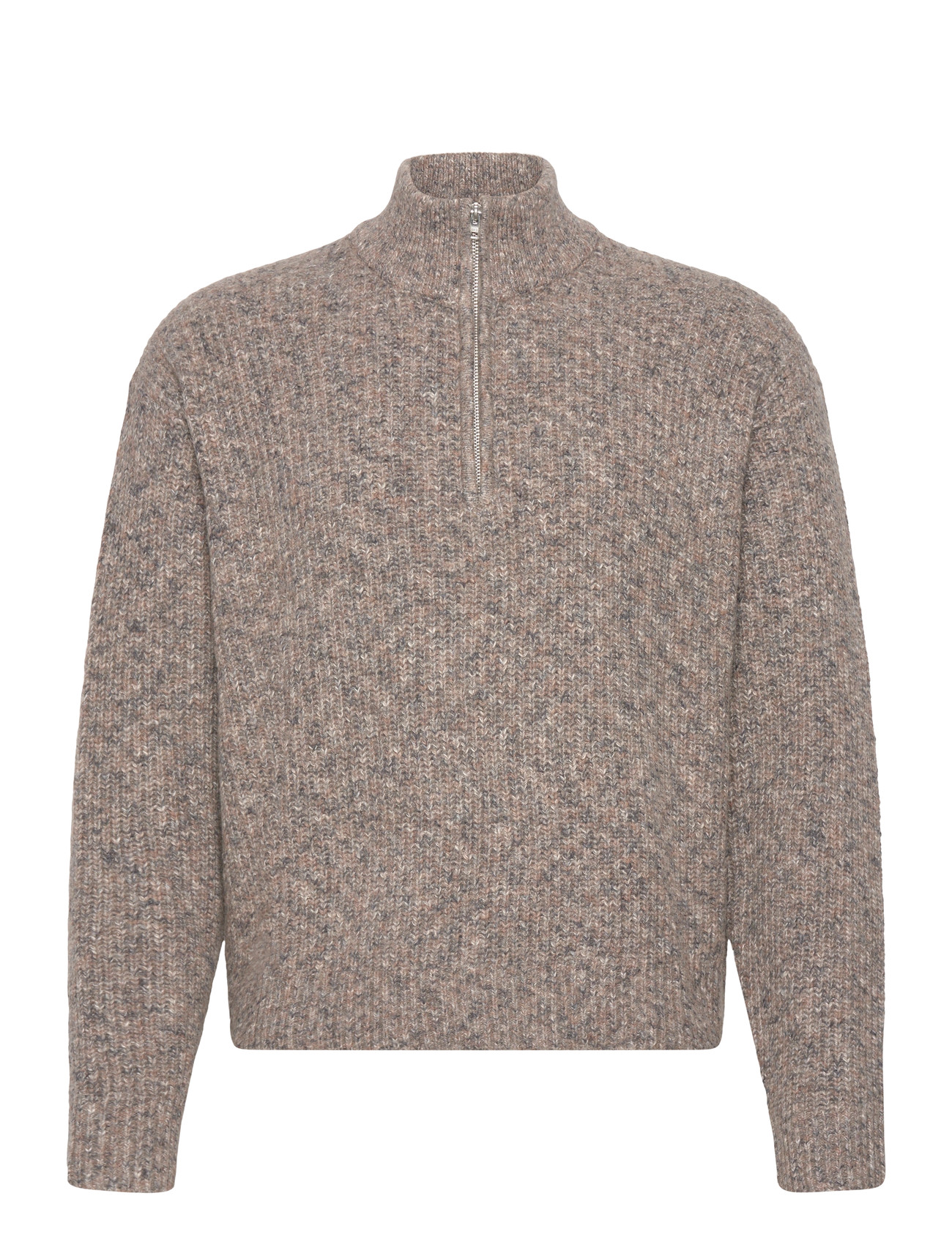 ABERCROMBIE & FITCH Quarter Zip Beige - XL - Herren