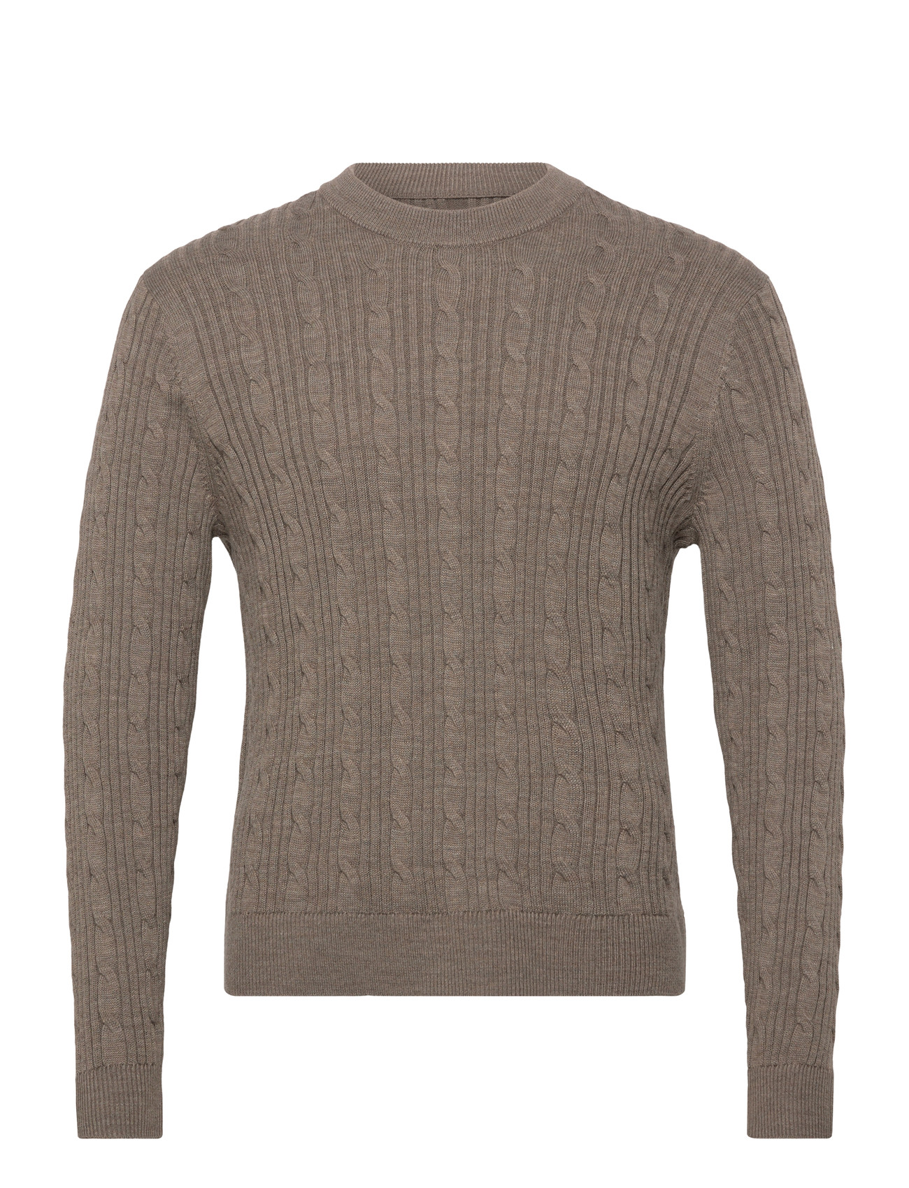 ABERCROMBIE & FITCH Sep5 Versatile Stitchy Crew Beige - XXL - Herren