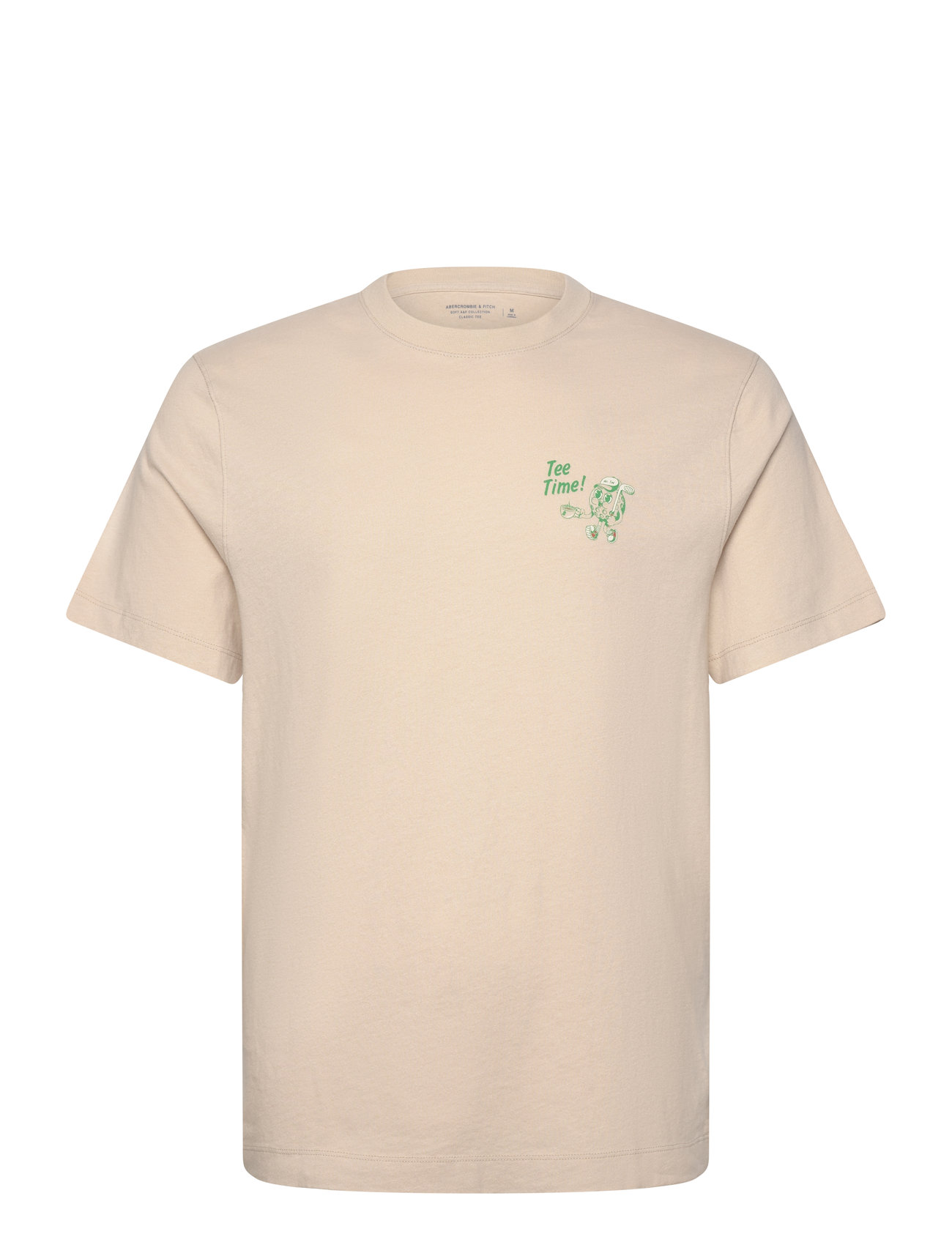 ABERCROMBIE & FITCH Anf Mens Graphics Cream - S - Herren