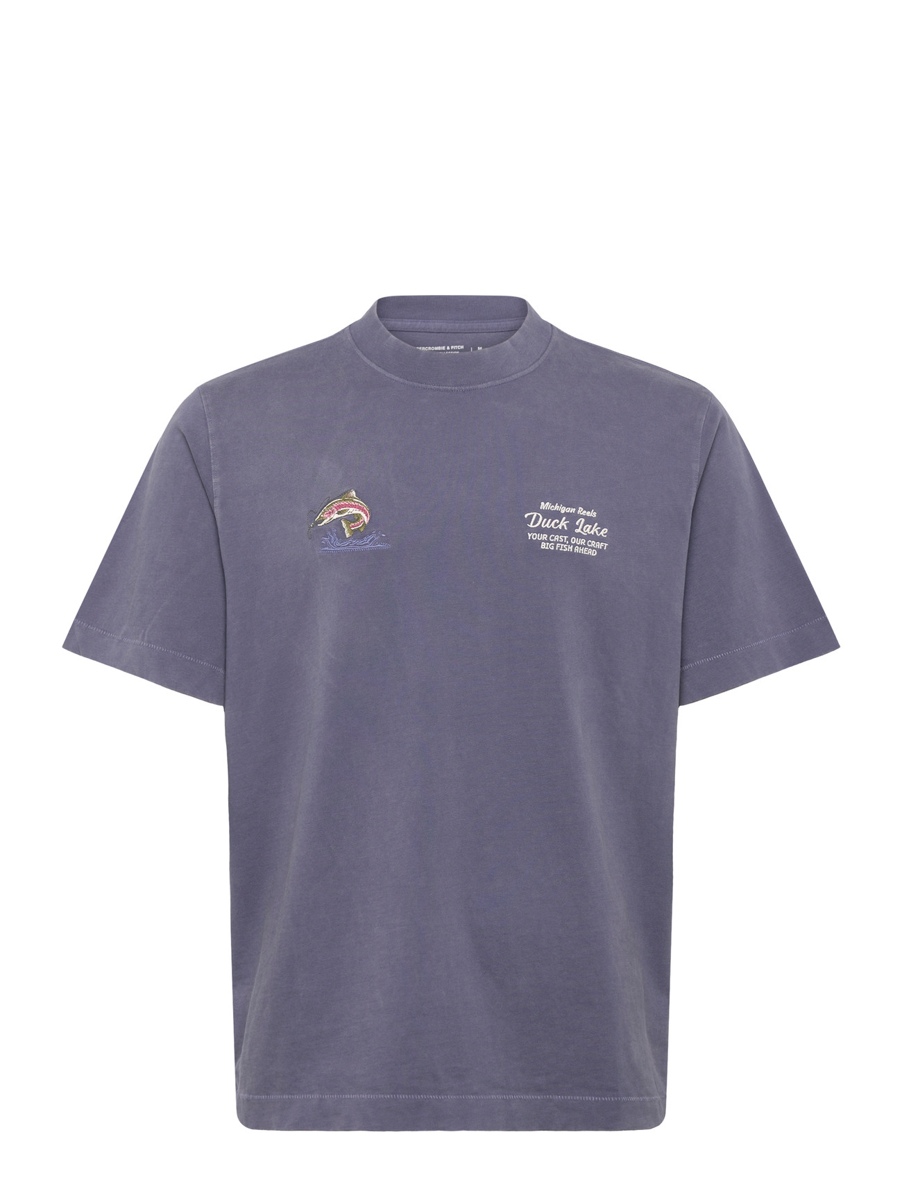 ABERCROMBIE & FITCH Countryside Prep Embrodiery Grau - XL - Herren