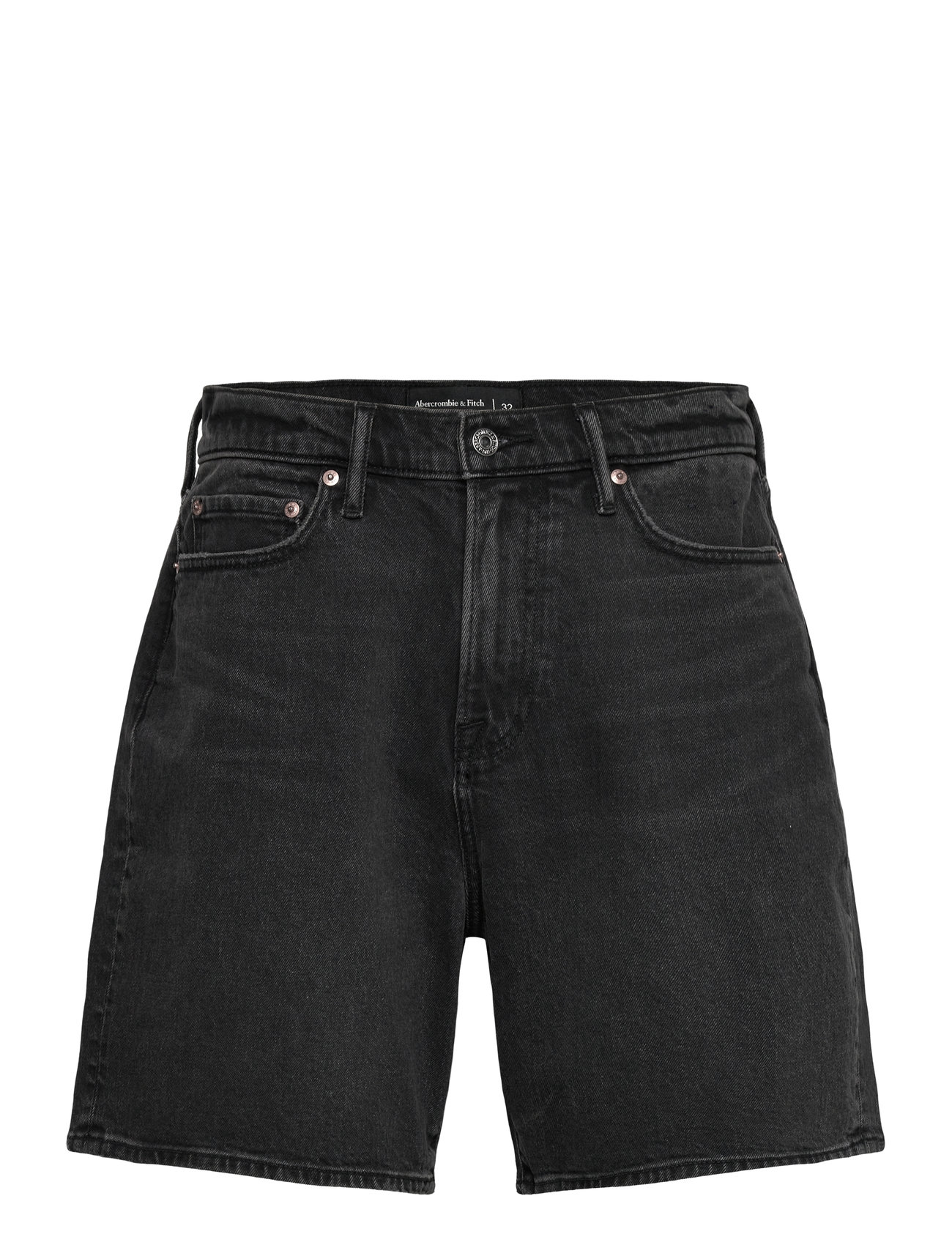 Abercrombie & Fitch Anf Mens Shorts, 31, Black, Shorts > Denim, Herre