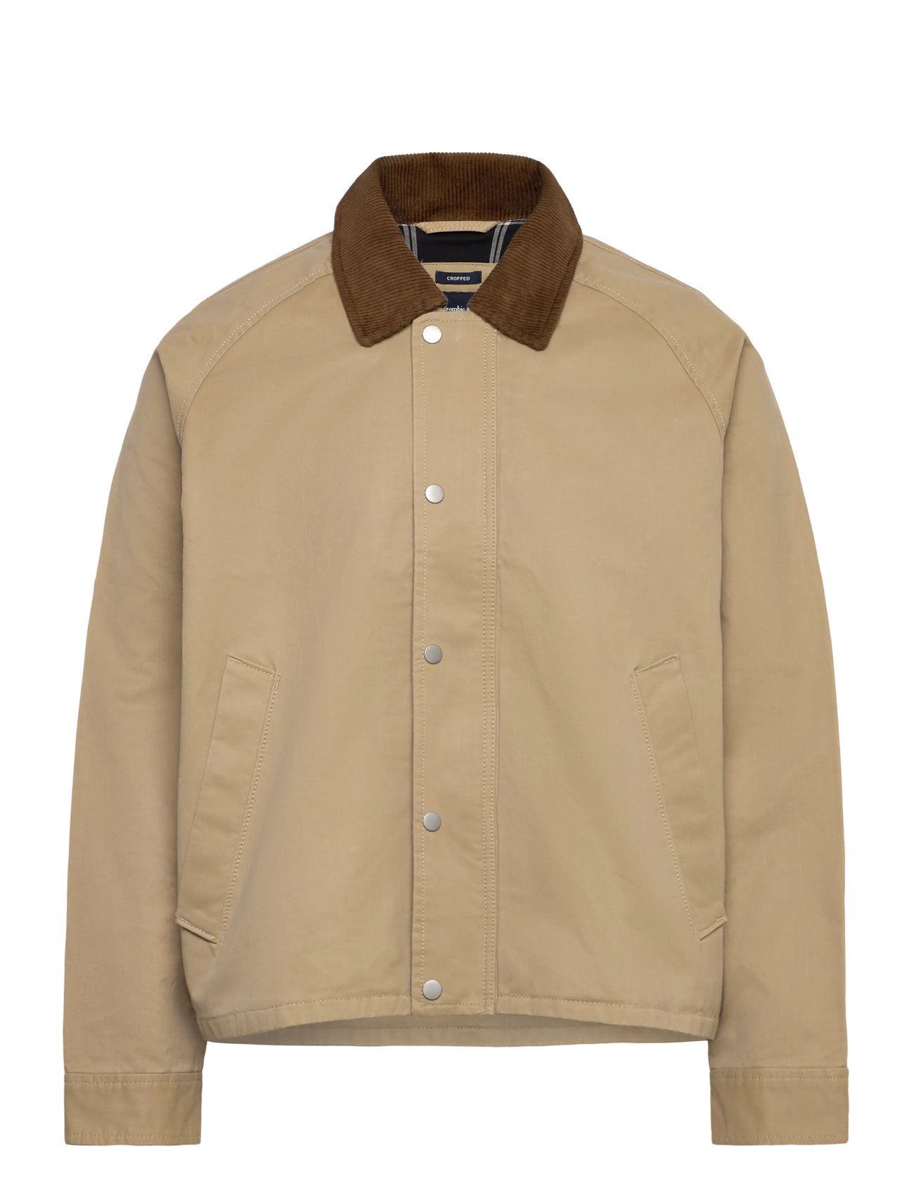 ABERCROMBIE & FITCH Hell Weight Zip Barn Jacke Beige - S - Herren