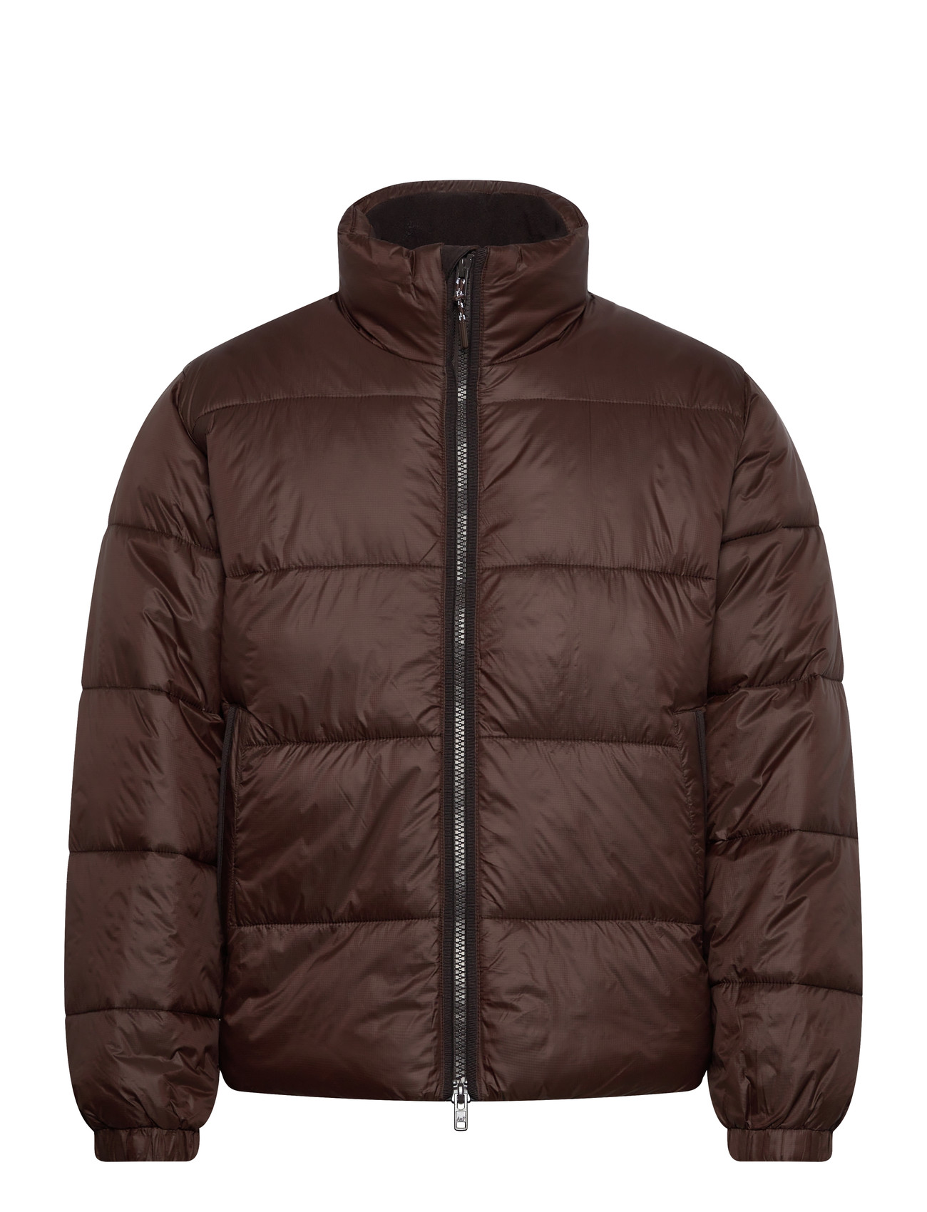 ABERCROMBIE & FITCH Aircloud Mock Puffer Braun - XL - Herren