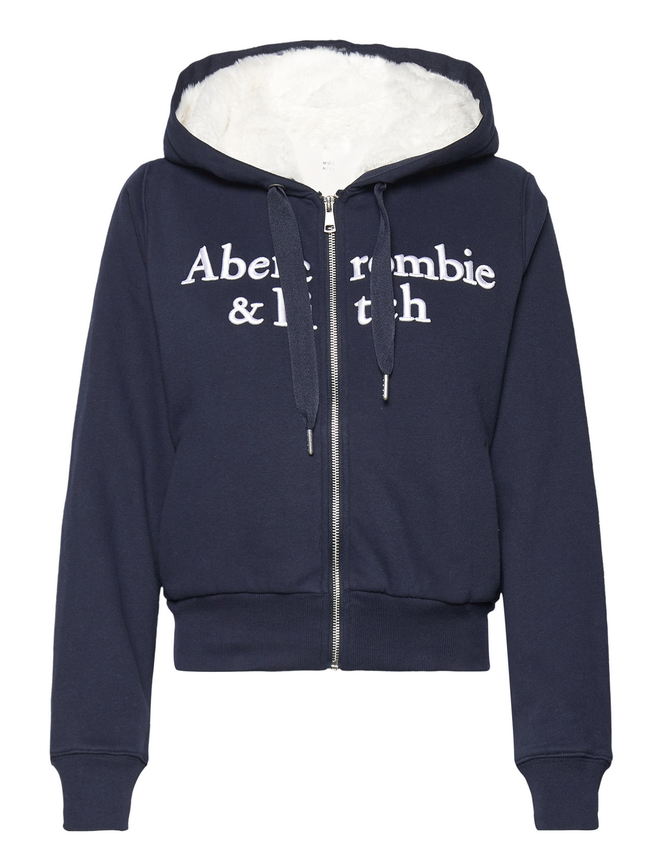 Anf Womens Sweatshirts Hoodie Navy Abercrombie & Fitch