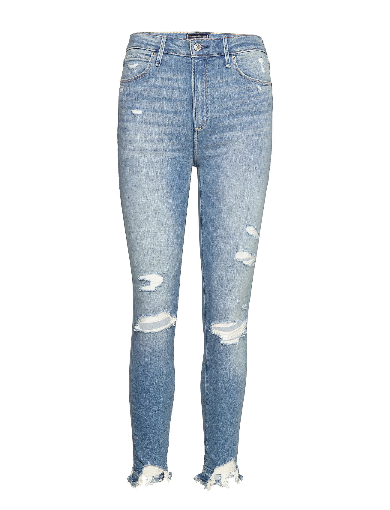 abercrombie and fitch high rise ankle jeans