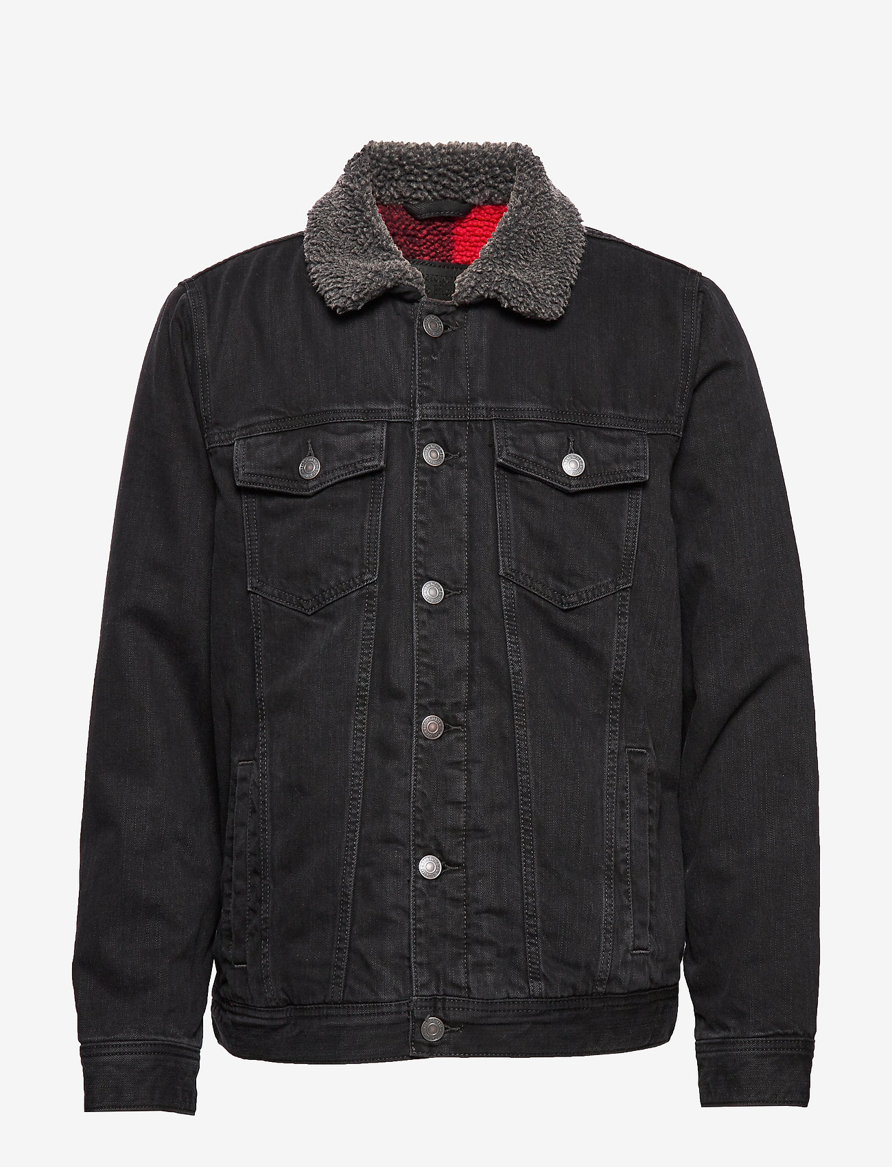 abercrombie sherpa jean jacket